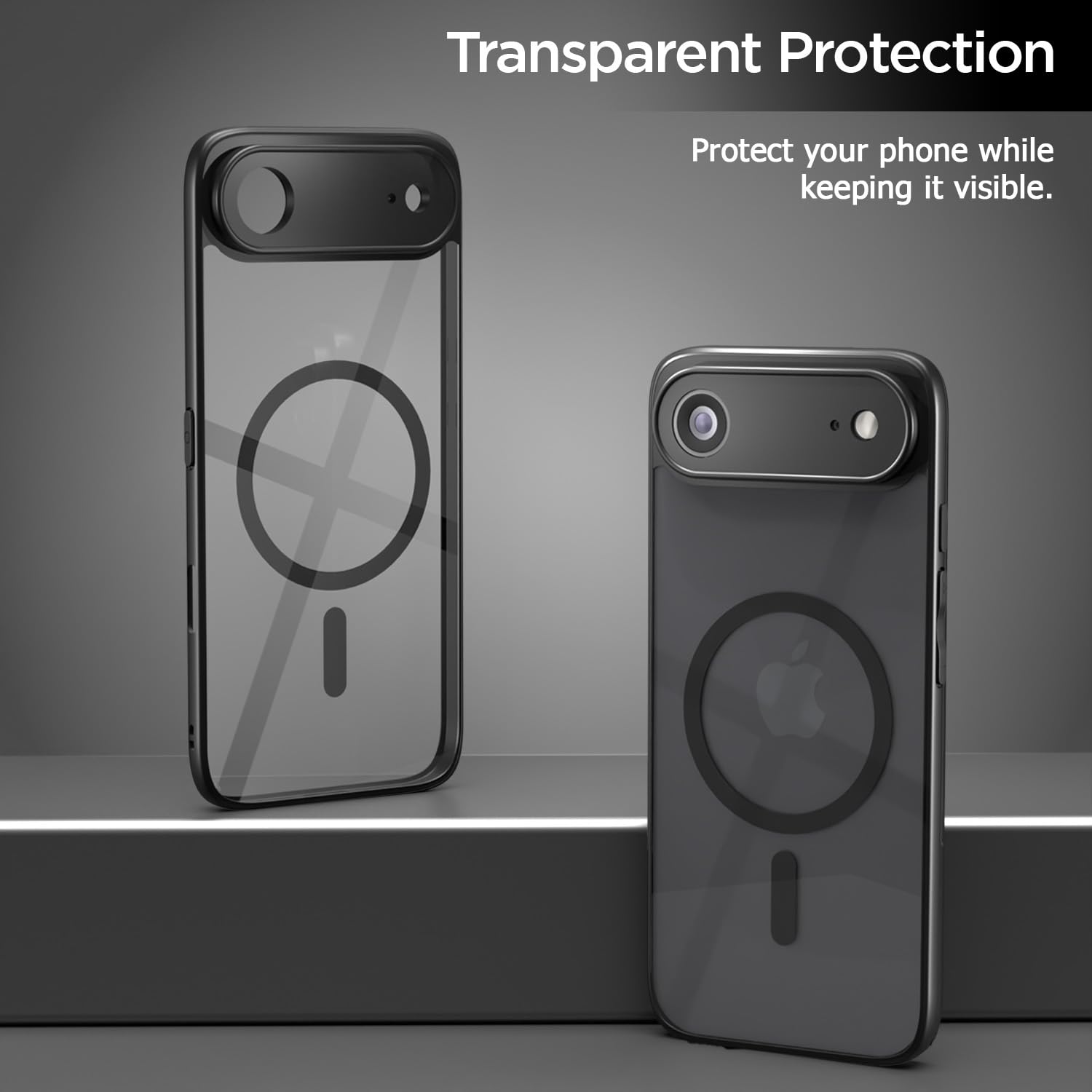 Pikkme iPhone 17 Air MagSafe black smoke mag-safe mobile cover – photo 3
