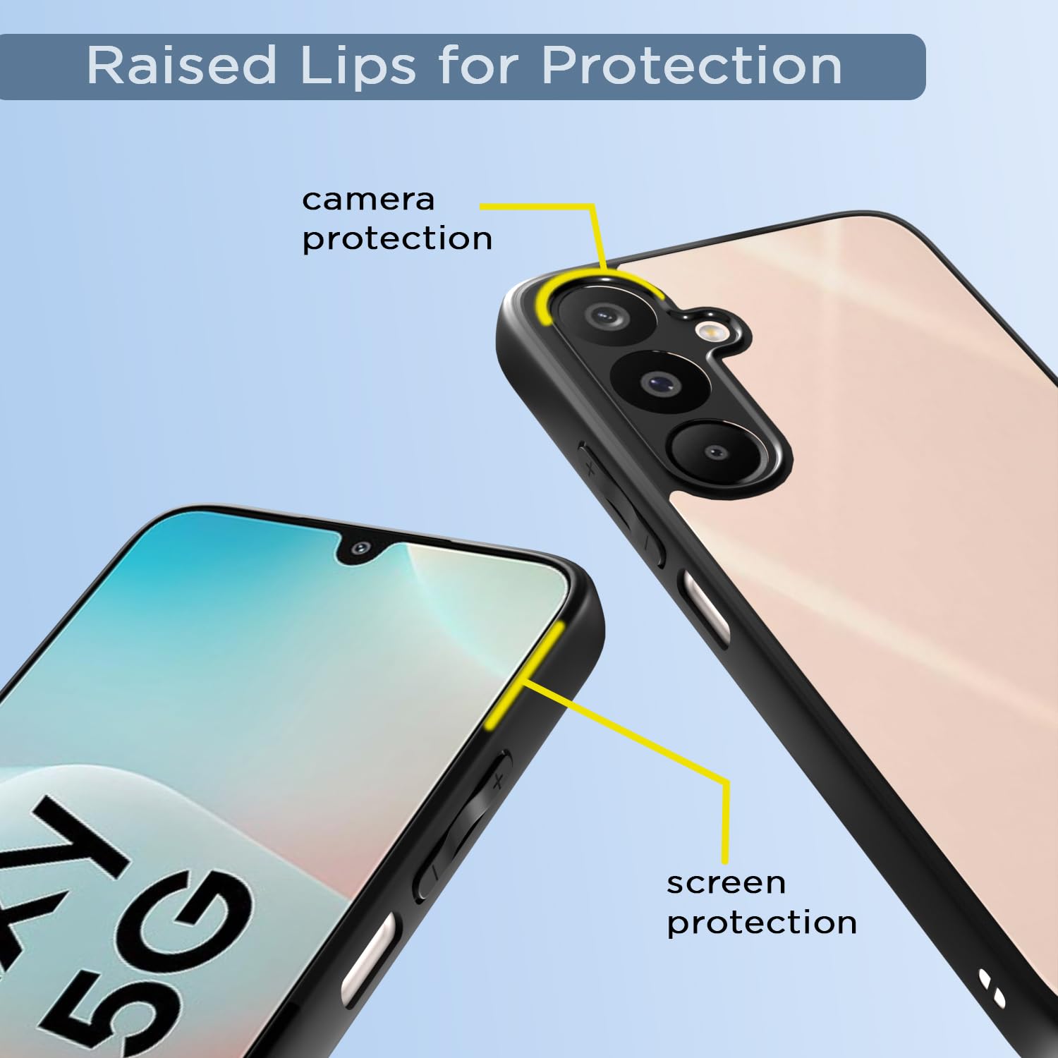 Pikkme black Hybrid mobile cover for Samsung M16 5G – photo 4
