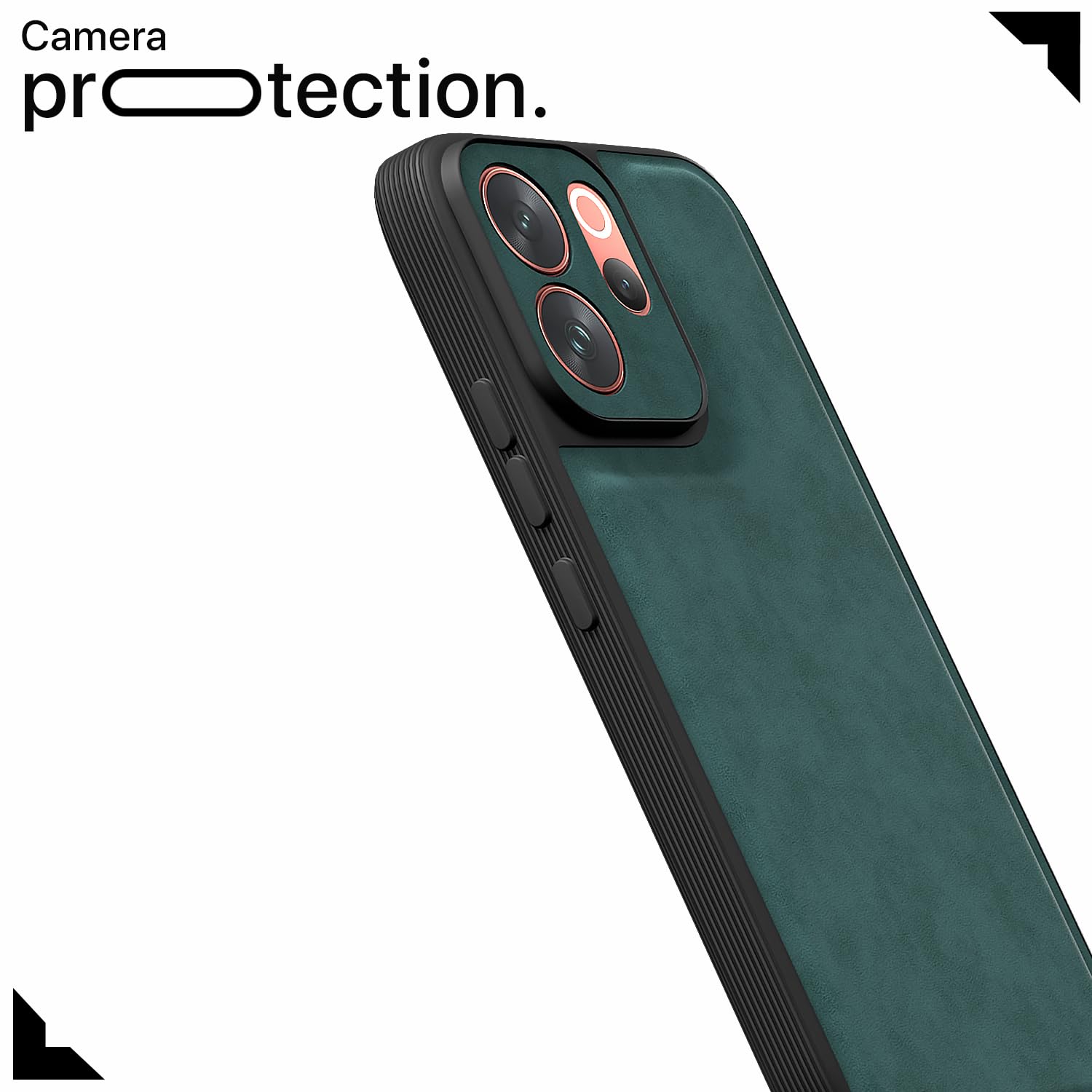 Green Leather back cover for Vivo V70 5G – Pikkme – photo 5