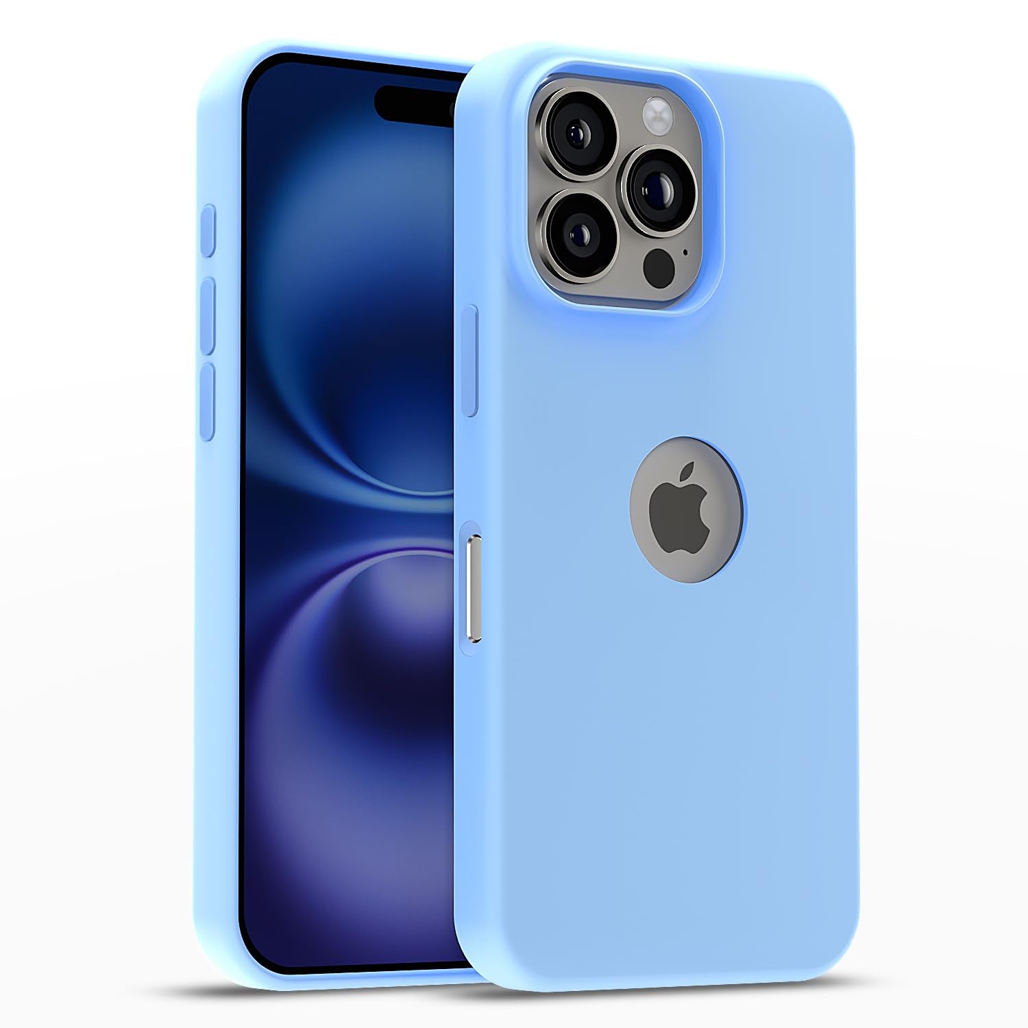 Pikkme iPhone 16 Pro Max Super Soft Silicone Back Cover - Lilac