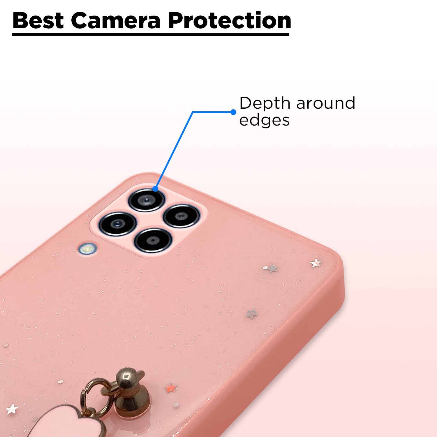 Pink mobile back cover for Samsung M33 5G – Pikkme – photo 2