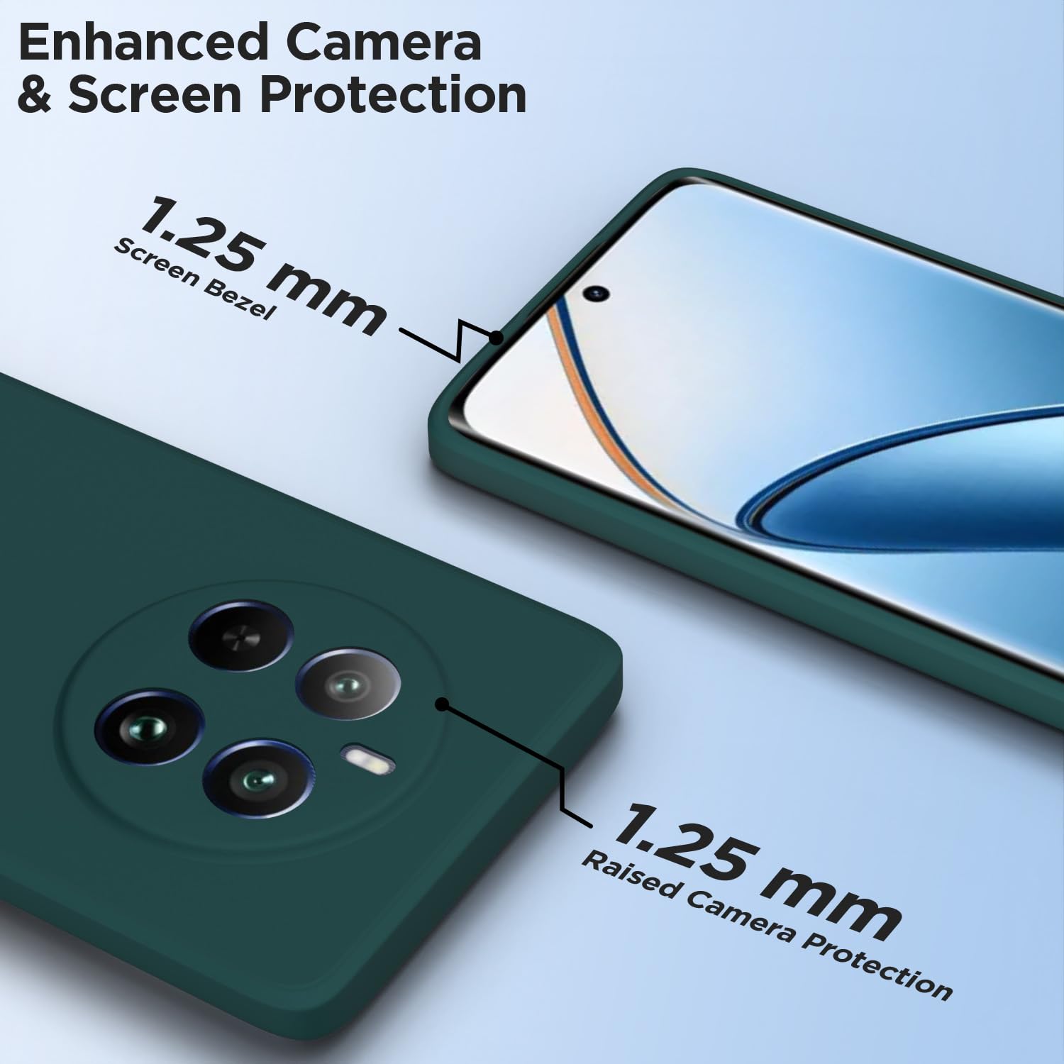 Green Matte phone cover for Realme 12 Pro/12 Pro Plus 5G – Pikkme – photo 2
