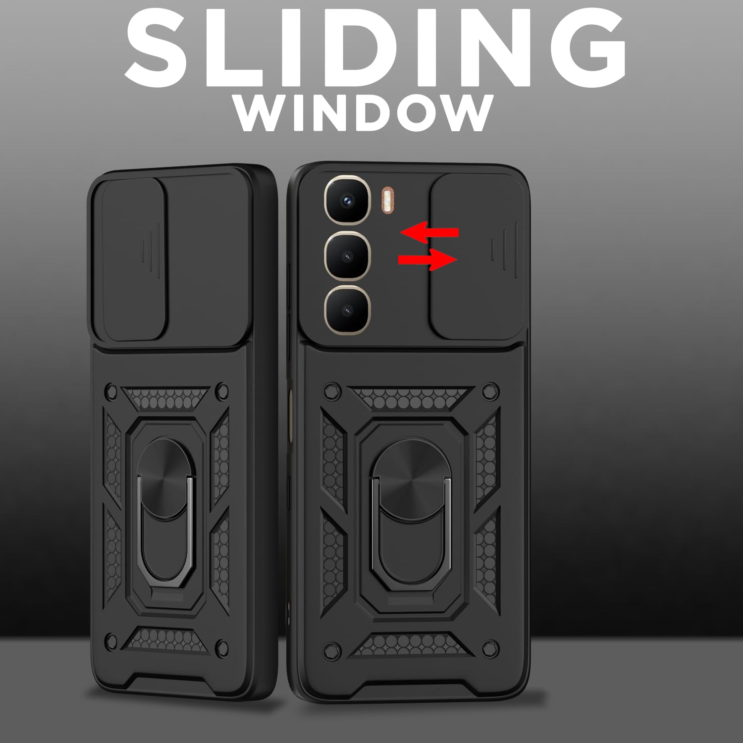 Black mobile back cover for Infinix Hot 60 5G/360 – Pikkme – photo 2