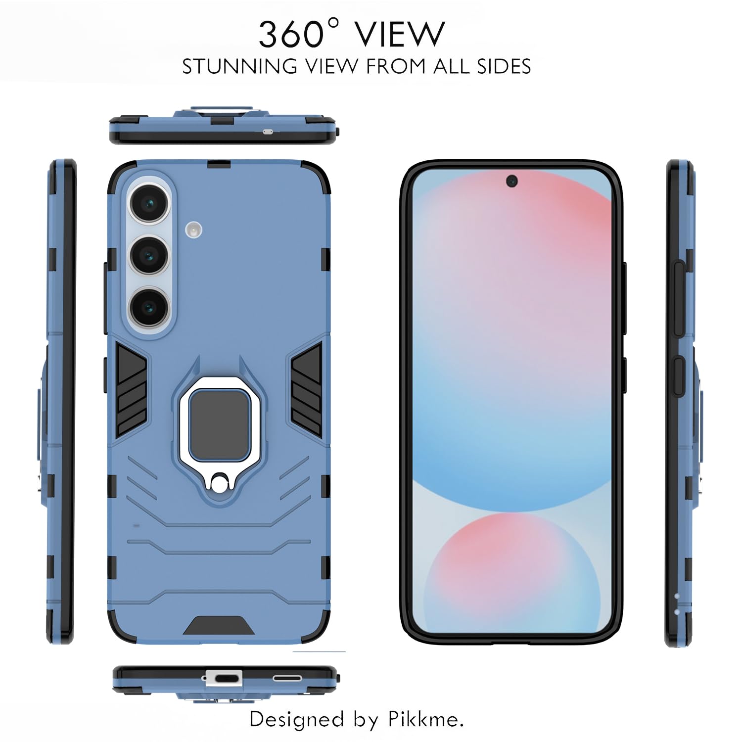 Blue back cover for Samsung S24 FE 5G – Pikkme – photo 3