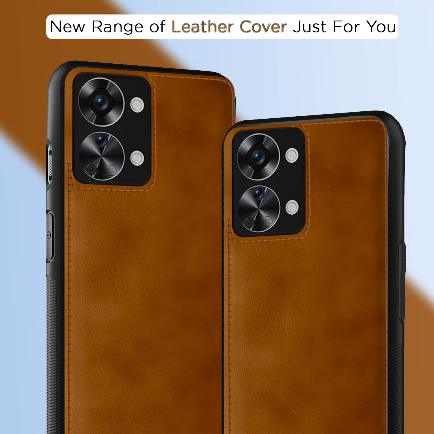 Pikkme OnePlus Nord 2T 5G Leatherback Back Case | Brown