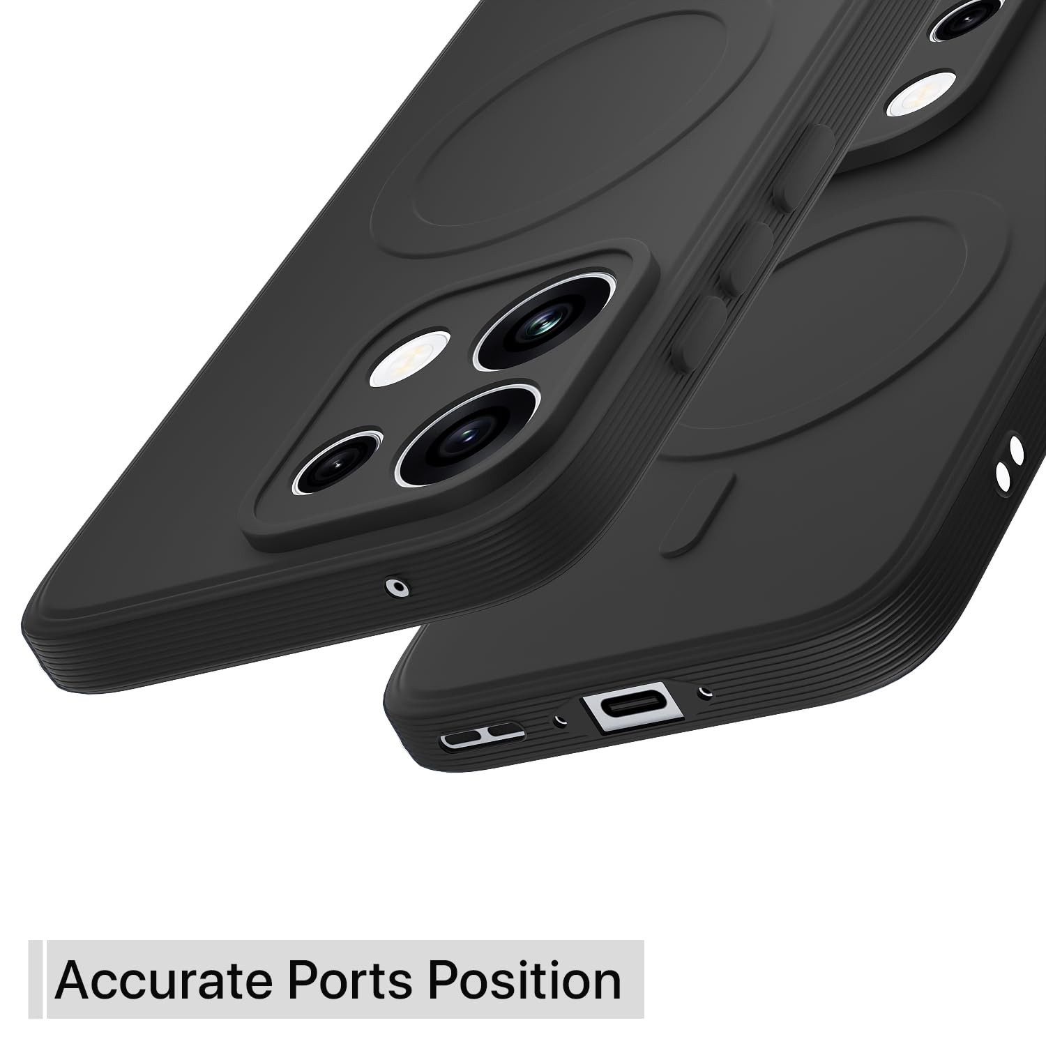 Pikkme black MagSafe back cover for Oppo Reno 16c 5G – photo 4
