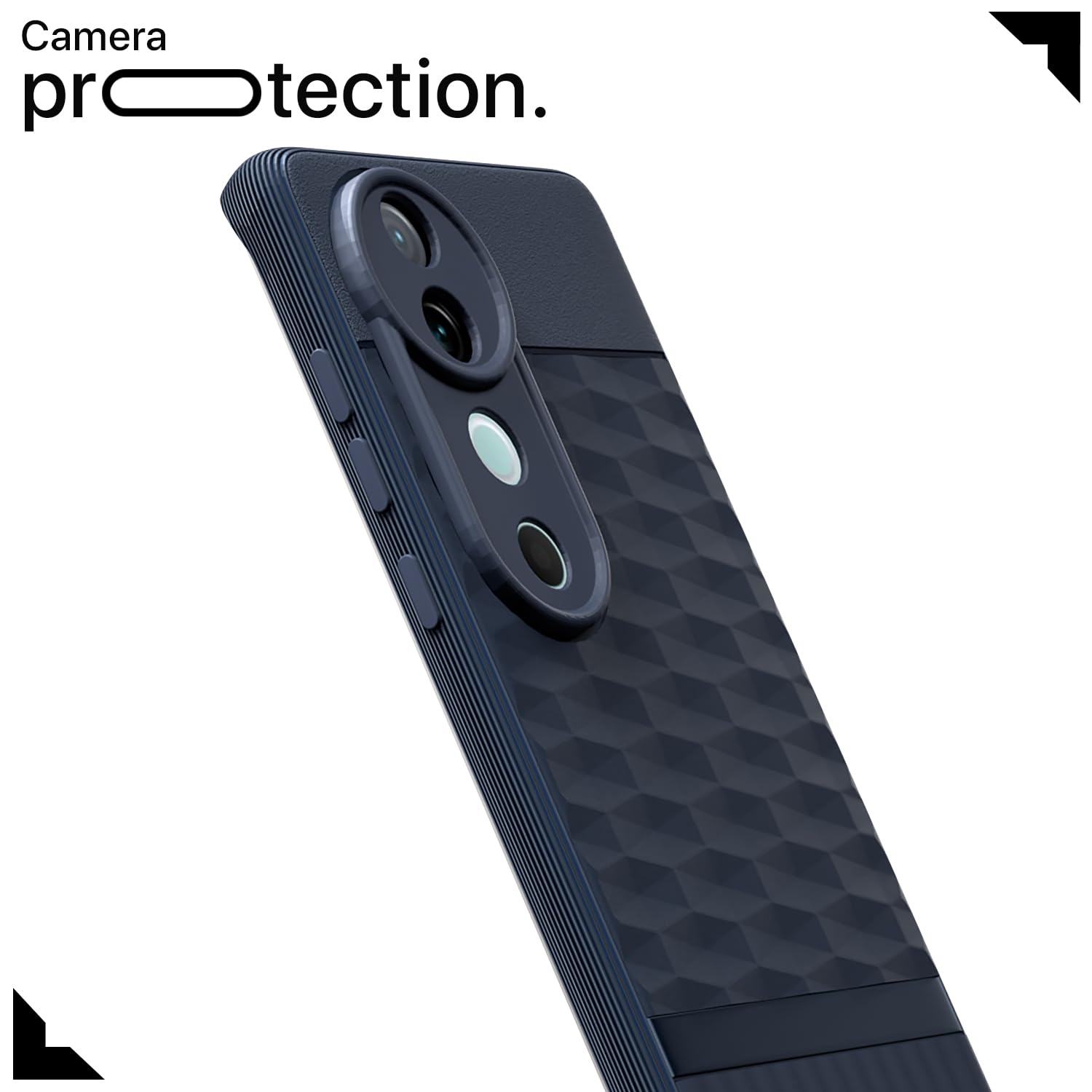 Pikkme Vivo V40 5G / V40 Pro 5G / T3 Ultra 5G Gencase Back Cover (Blue)