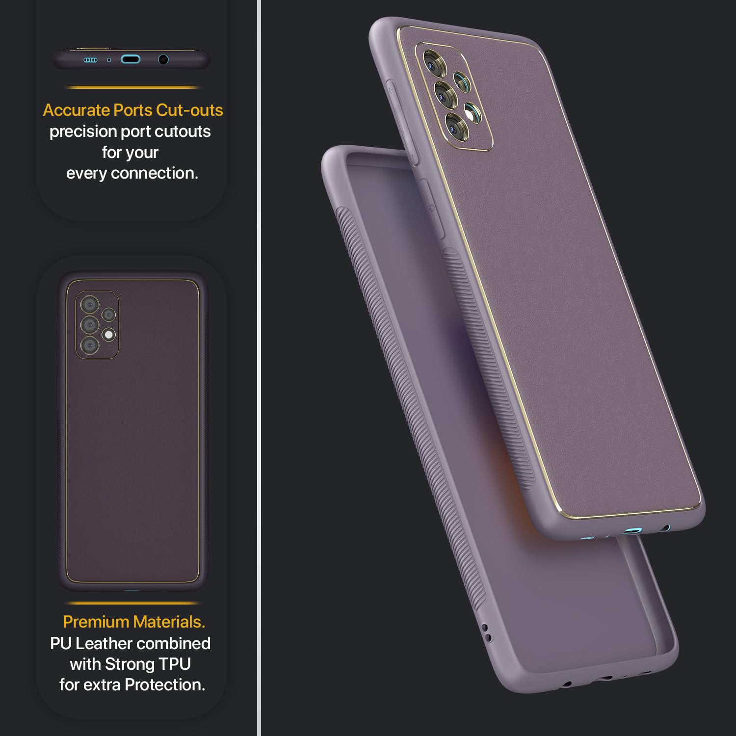 Purple mobile cover for Samsung A52/A52s – Pikkme – photo 2