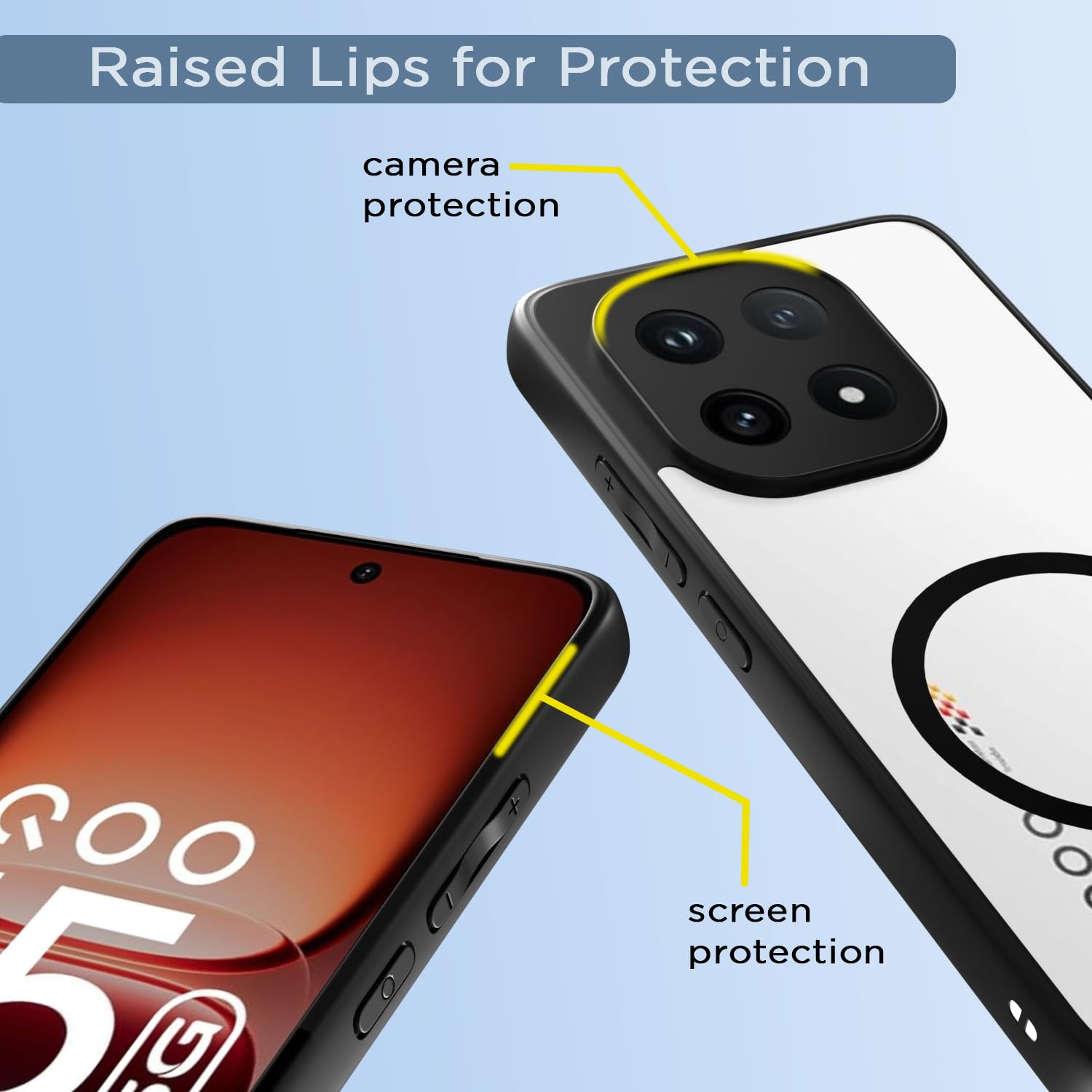Pikkme black mag-safe phone cover for iQOO 15 5G – photo 4