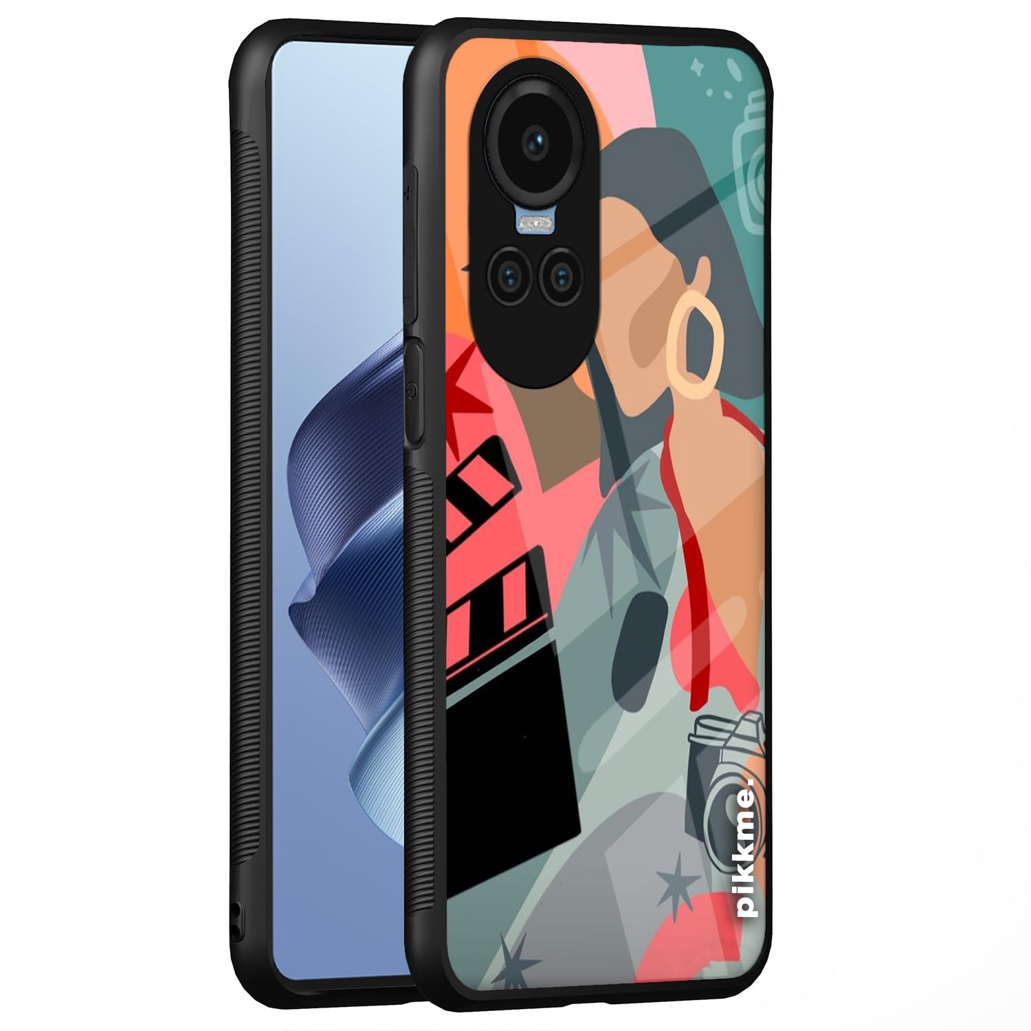 Pikkme Flower mobile back cover for Oppo Reno 10 Pro 5G