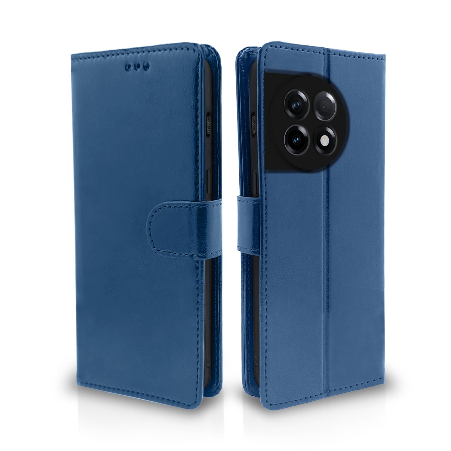 Pikkme OnePlus 11R 5G Vintage Flip Cover (Blue)