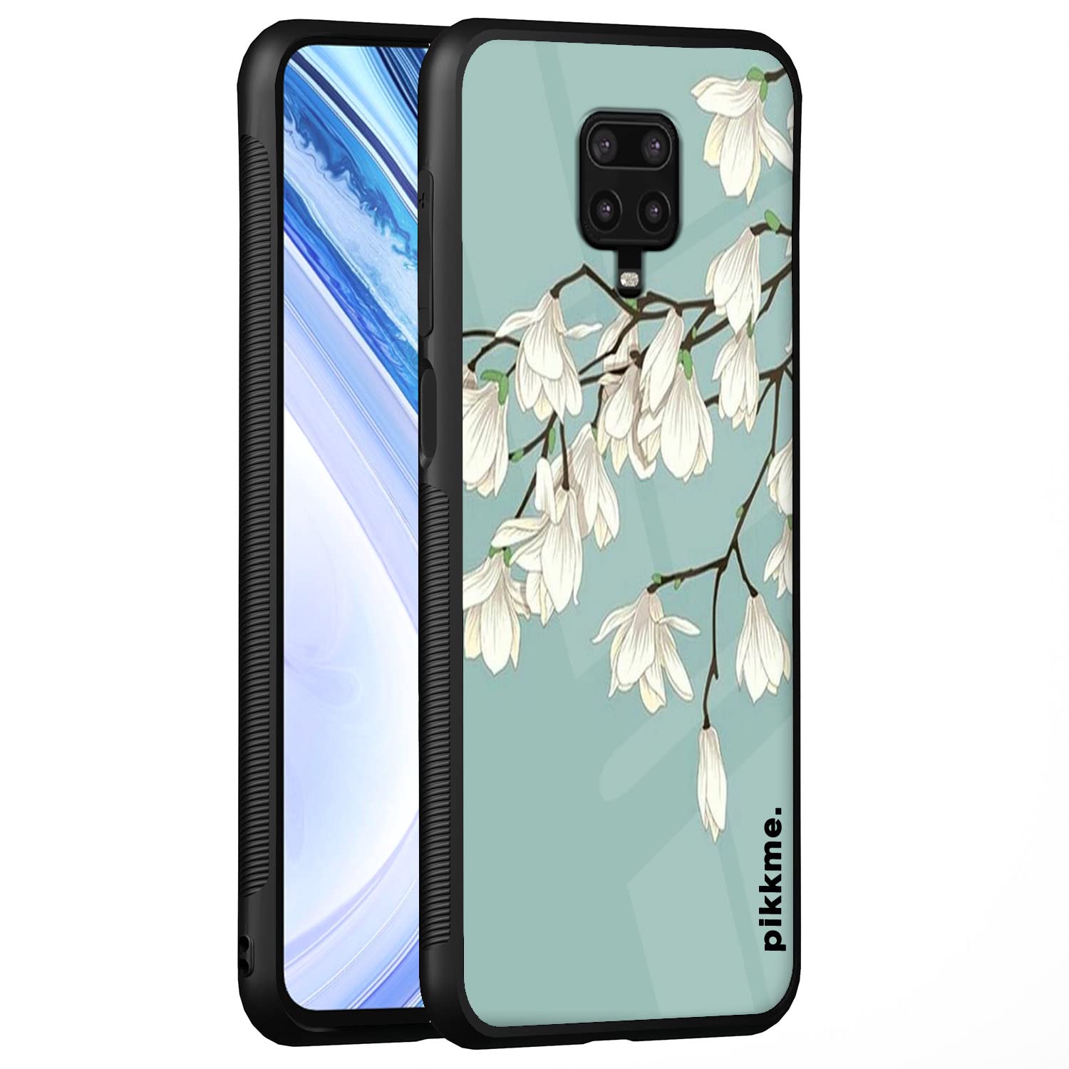 Pikkme Flower mobile back cover for Redmi Note 9 Pro/Note 9 Pro Max/Note 10 Lite