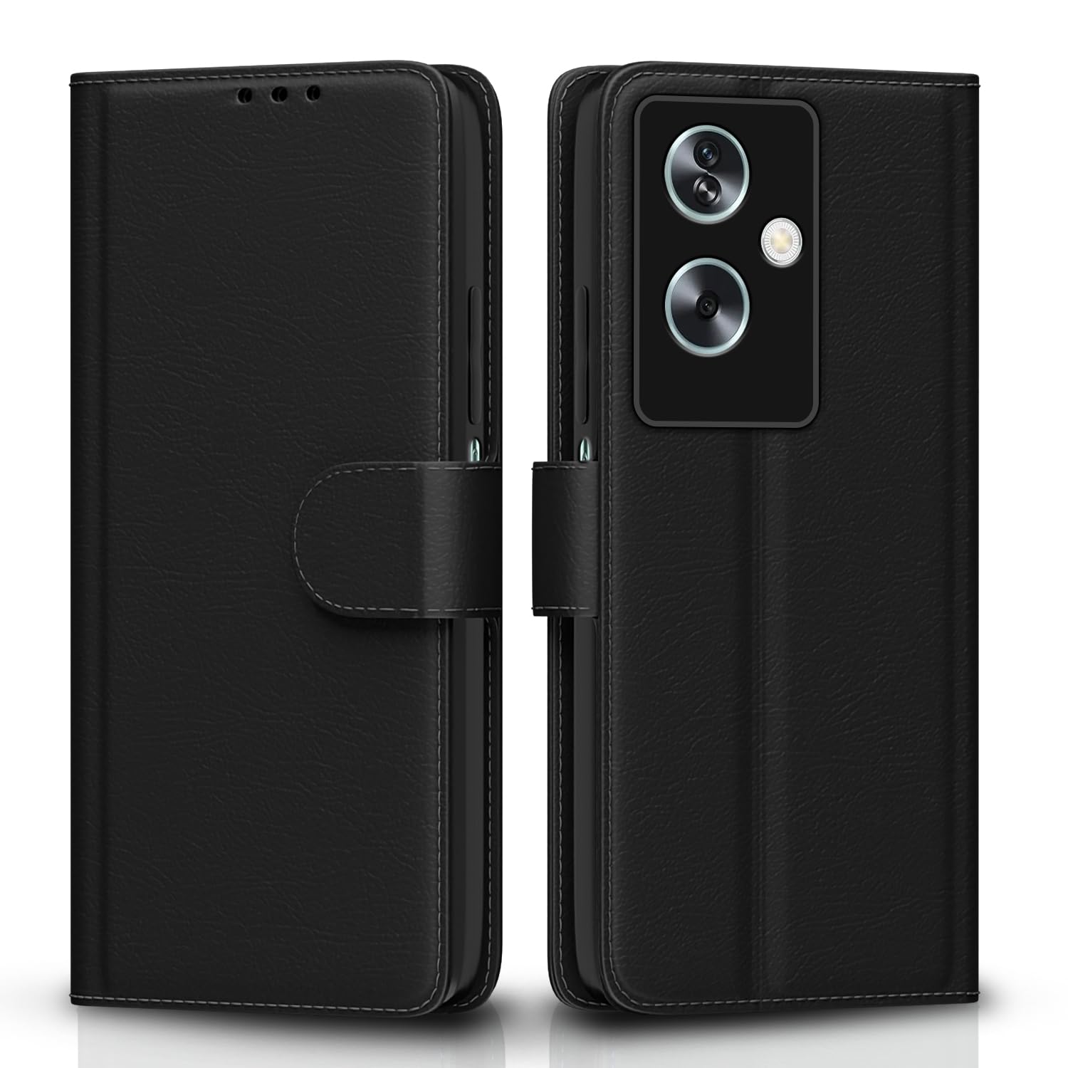 Oppo A79 5G Wallet wallet flip cover in black by Pikkme