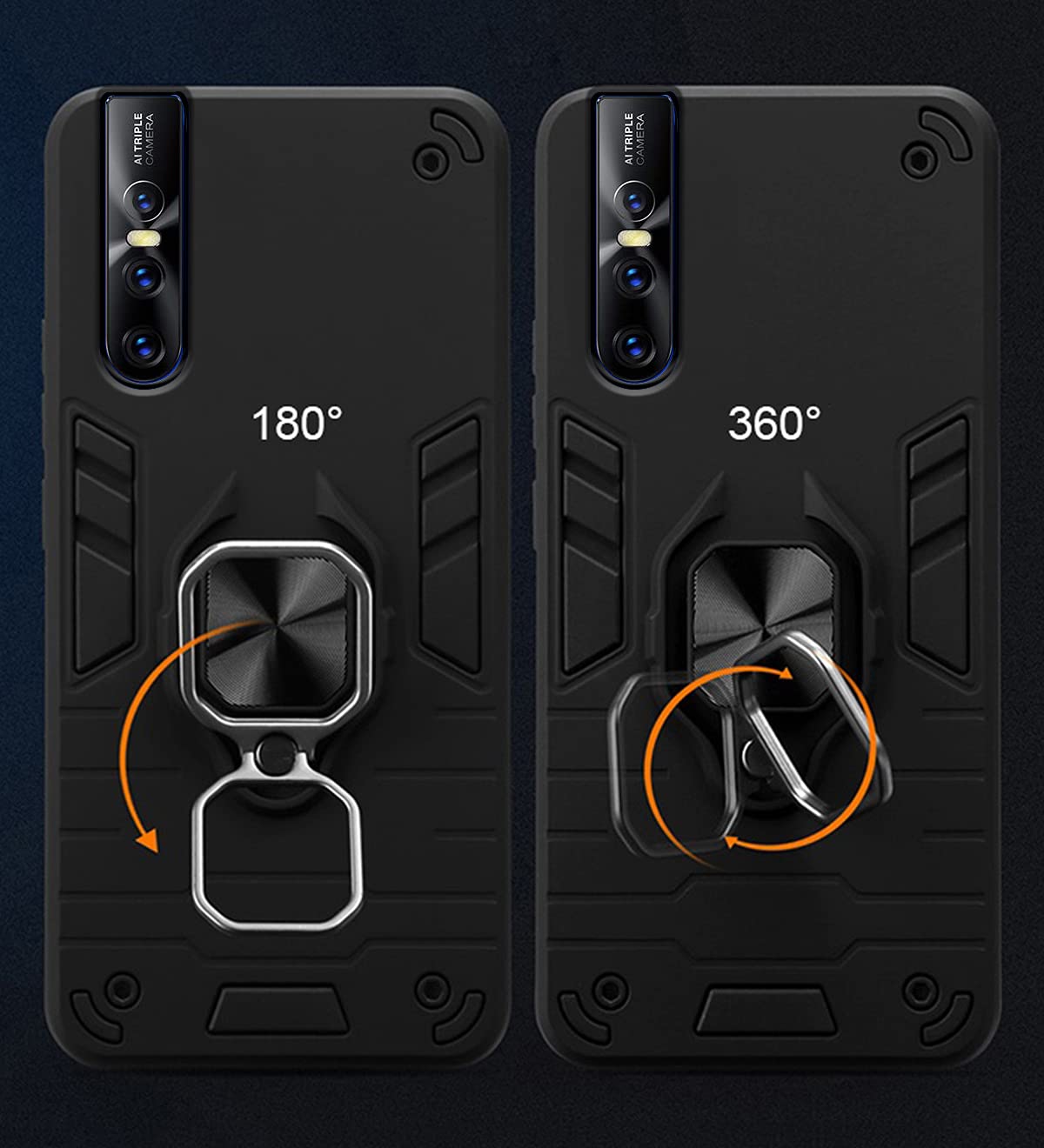 Black mobile cover for Vivo V15 Pro – Pikkme – photo 3