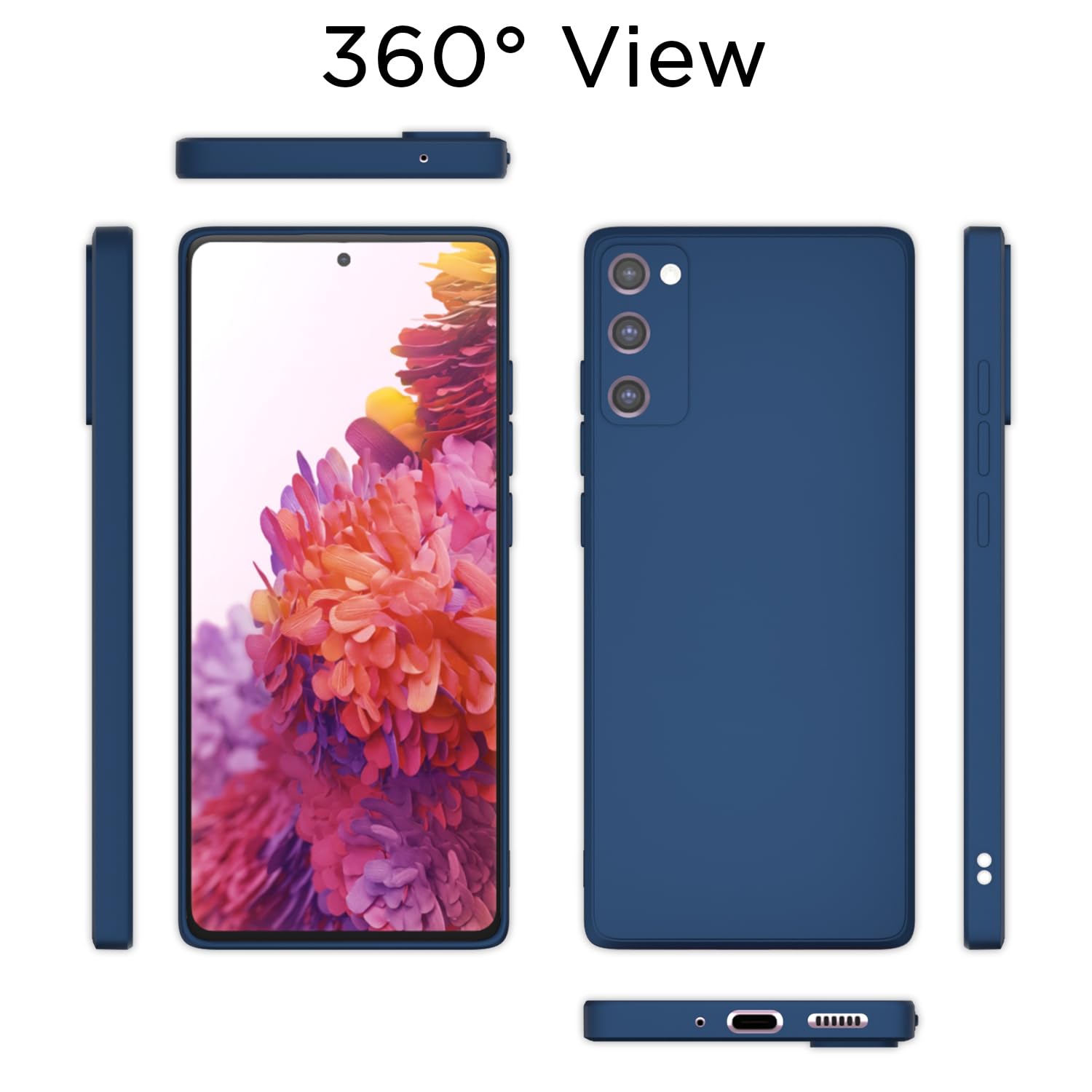 Pikkme blue Matte phone cover for Samsung S20 FE/S20 FE 5G – photo 4