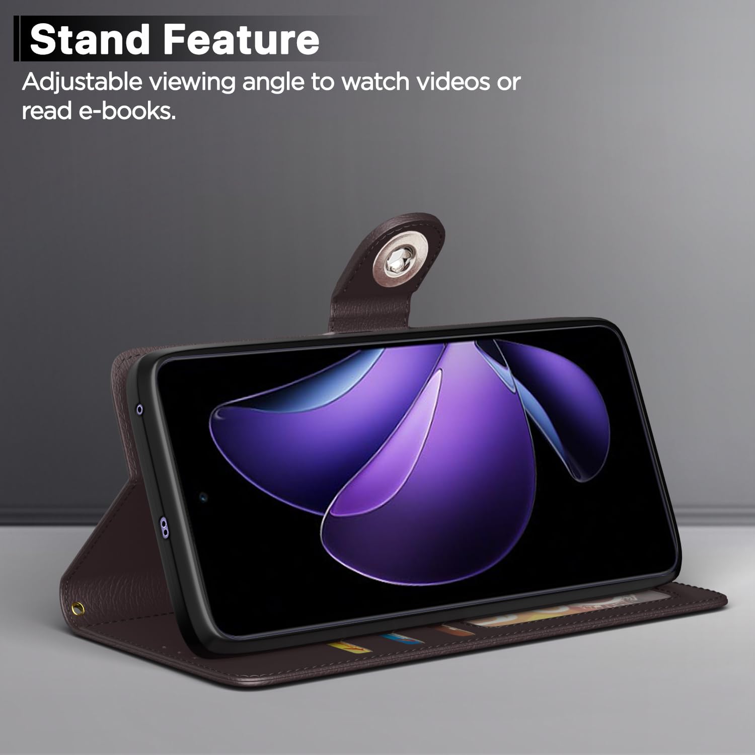 Pikkme coffee mobile flip cover for Oppo Reno 13F 5G – photo 3