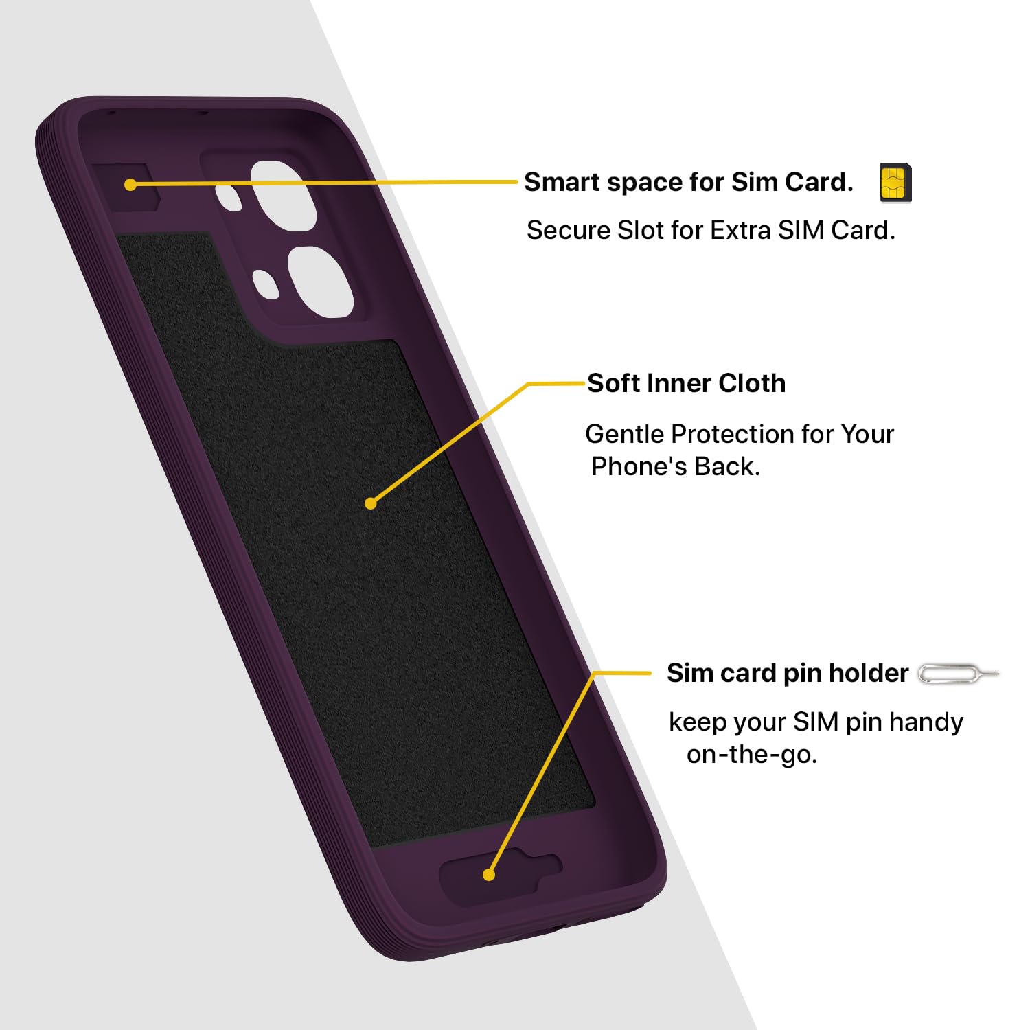Pikkme purple MagSafe mobile cover for Oppo F31/F33 5G – photo 6