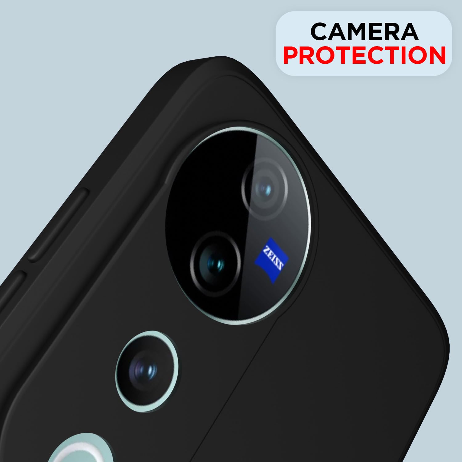 Pikkme black Matte back cover for Vivo V40/V40 Pro/T3 Ultra 5G – photo 5