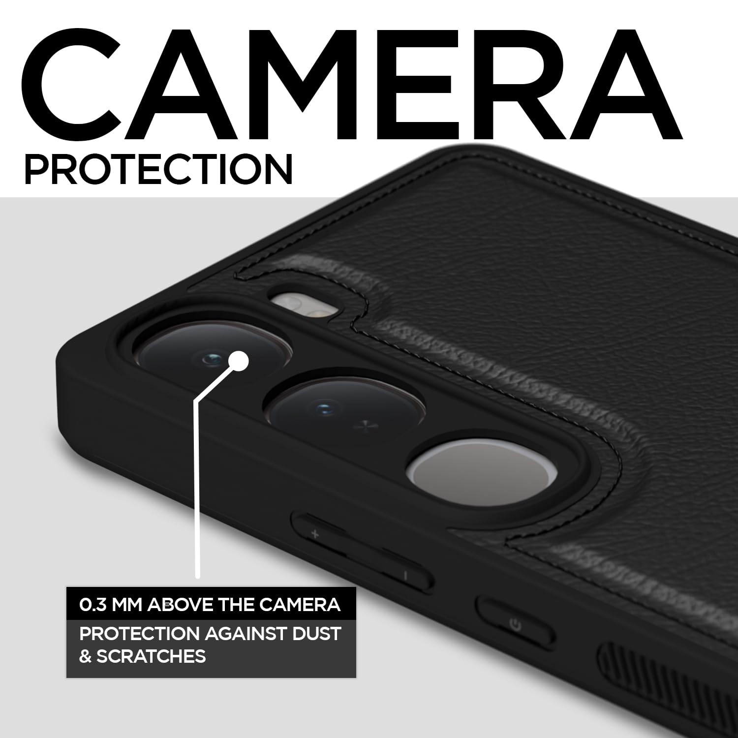 Pikkme black mobile cover for Vivo Y300/V40 Lite 5G – photo 3