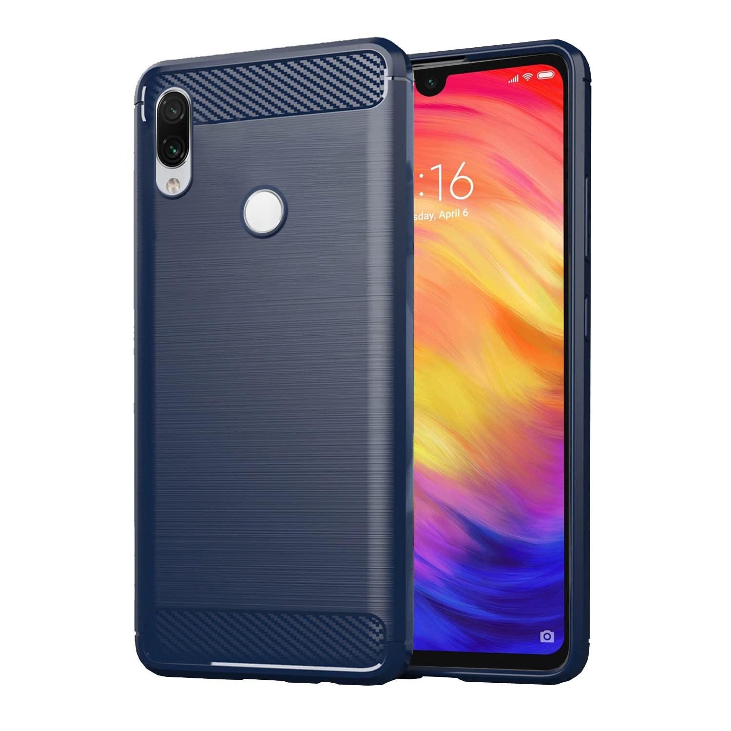 Blue Hybrid mobile cover for Redmi Note 7/Note 7 Pro/Note 7s – Pikkme