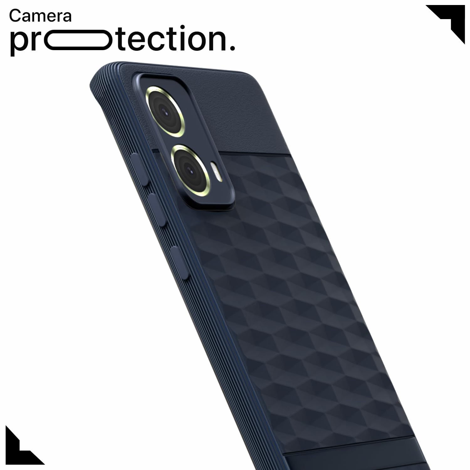 Pikkme Motorola Moto G85 5G Gencase Back Cover (Blue)