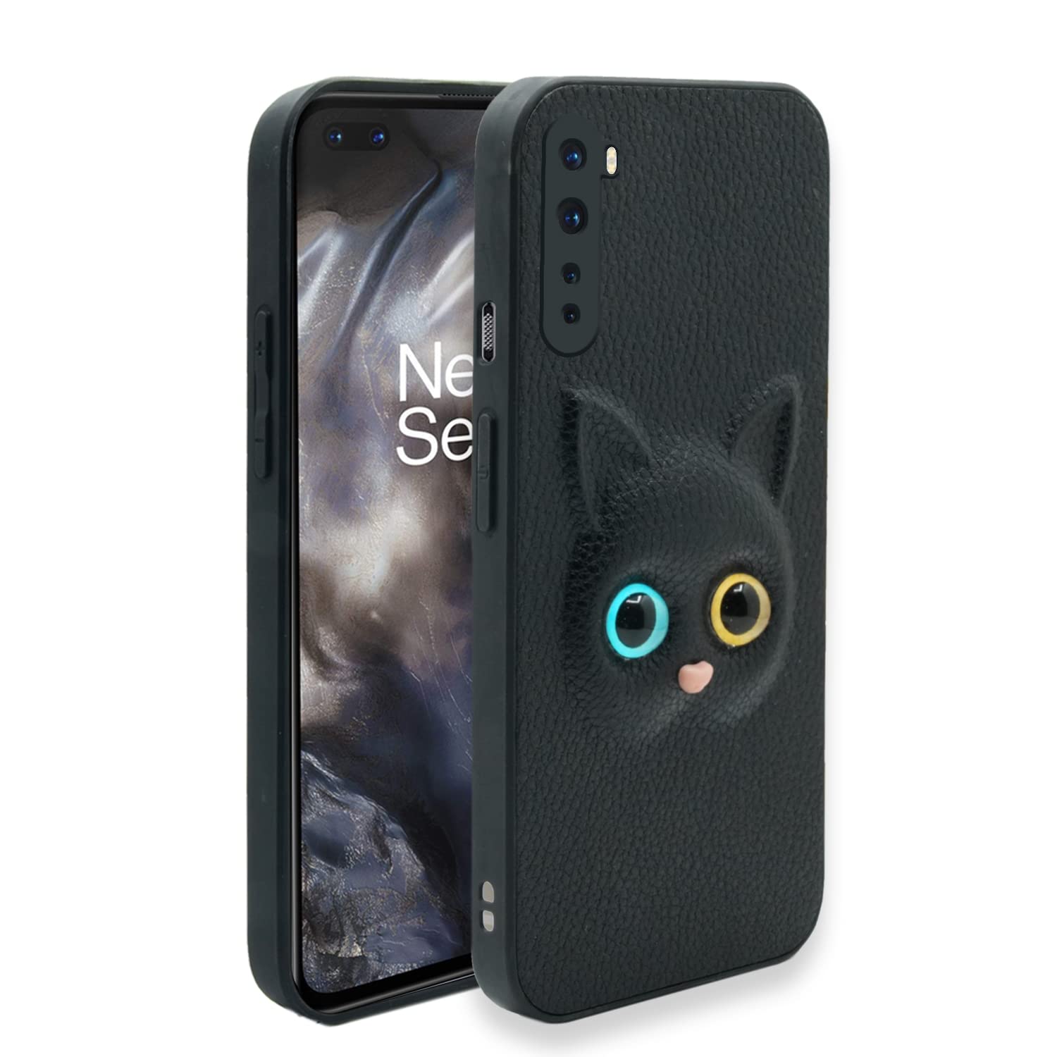 OnePlus Nord mobile cover in black by Pikkme