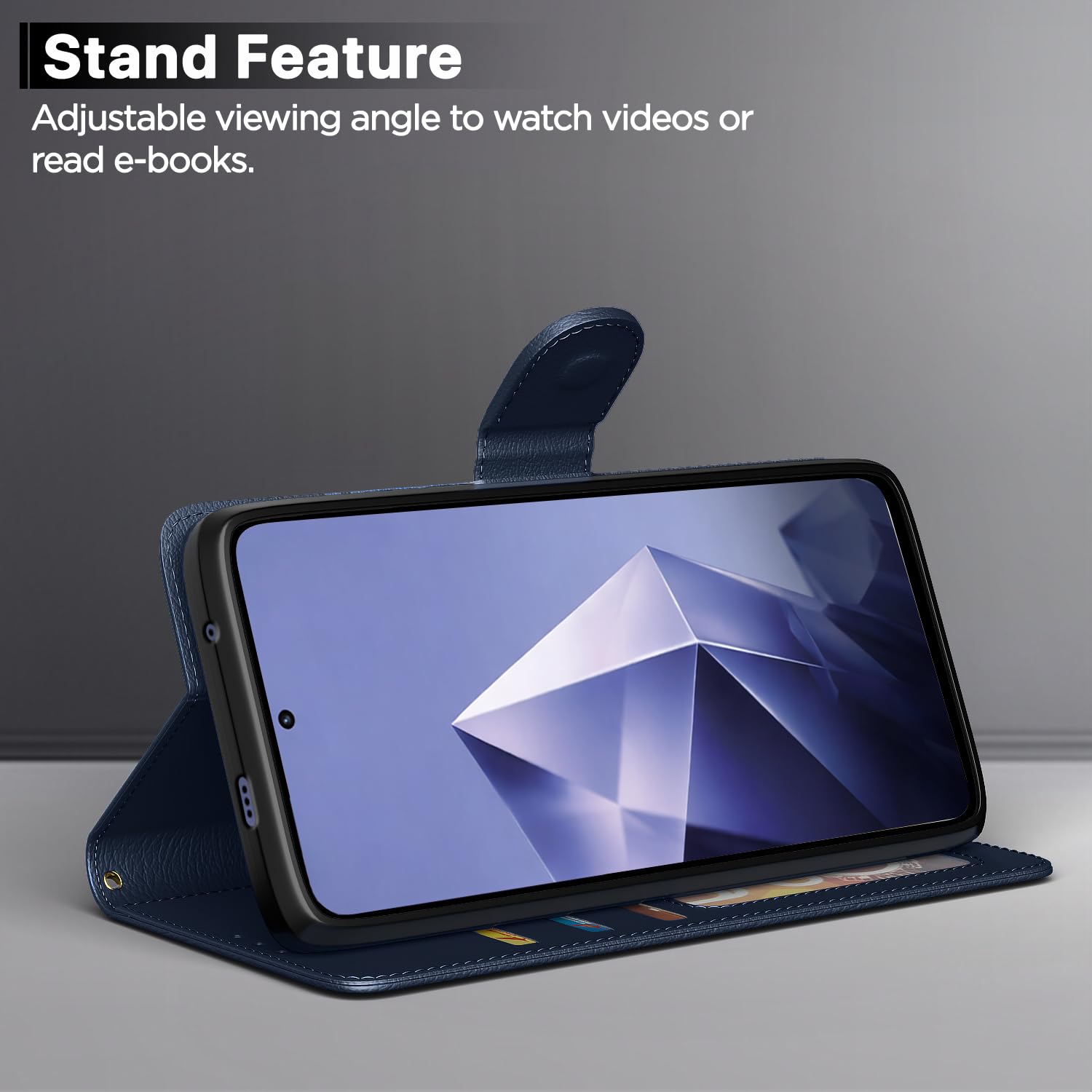 Pikkme blue flip case for Infinix Note 50s 5G – photo 3