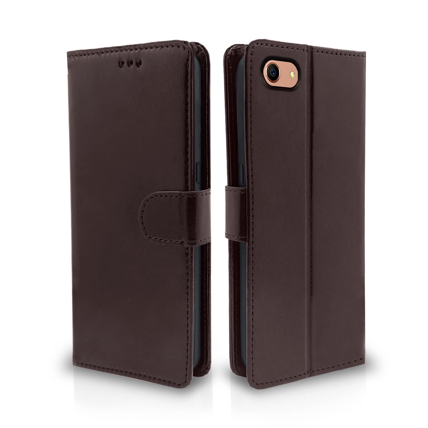 Pikkme Oppo A83 Vintage Flip Cover (Coffee)