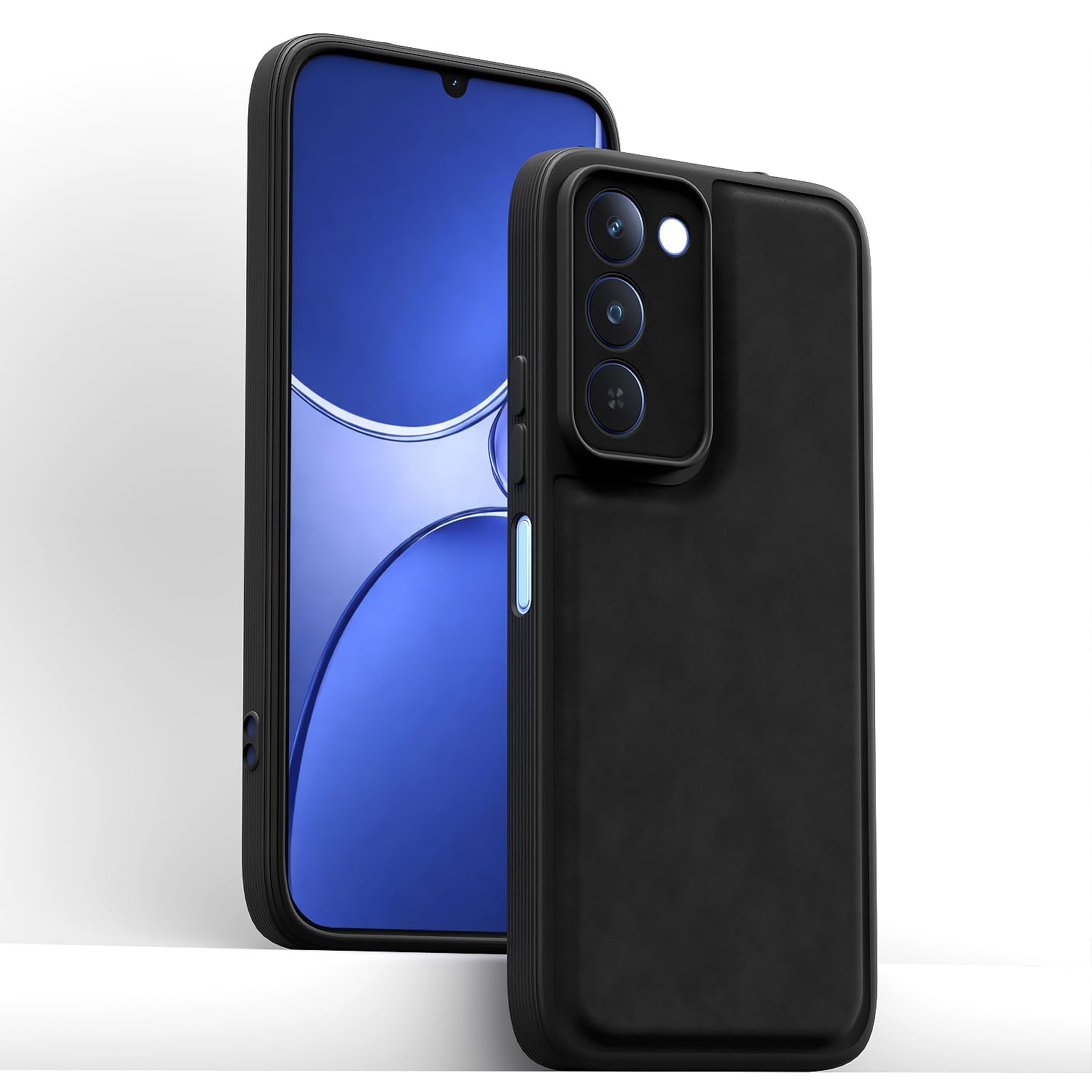Pikkme Realme P4 Lite 5G Leather black phone cover – photo 2