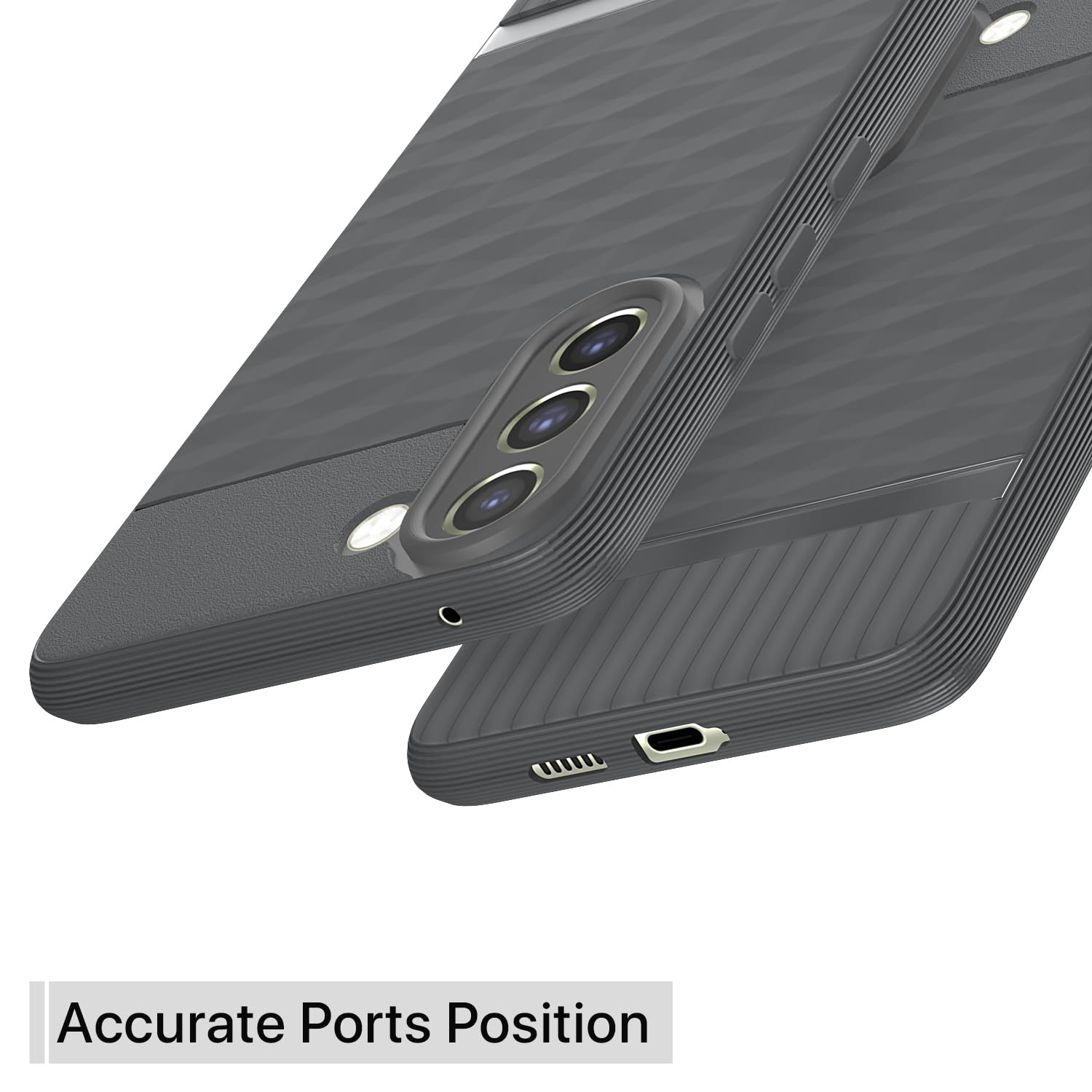 Pikkme Samsung S21 FE 5G Silicone grey mobile back cover – photo 4