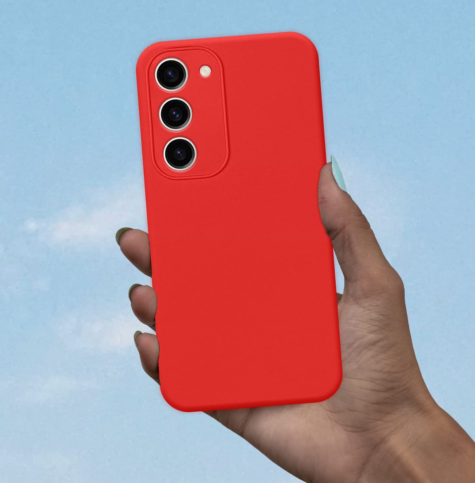 Pikkme red Soft Silicone back cover for Samsung S23 Plus 5G – photo 7