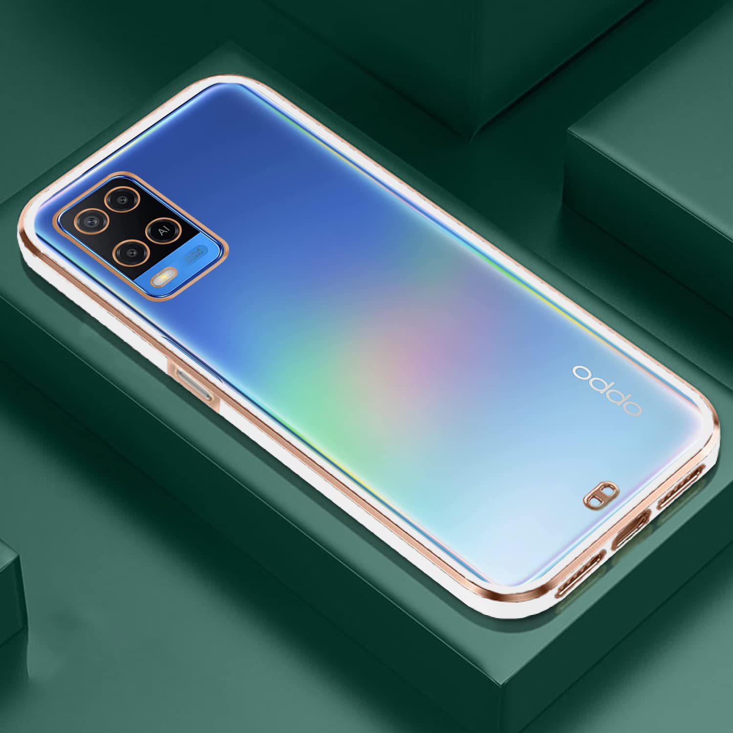 Pikkme Oppo A54 Chrome white back cover – photo 6