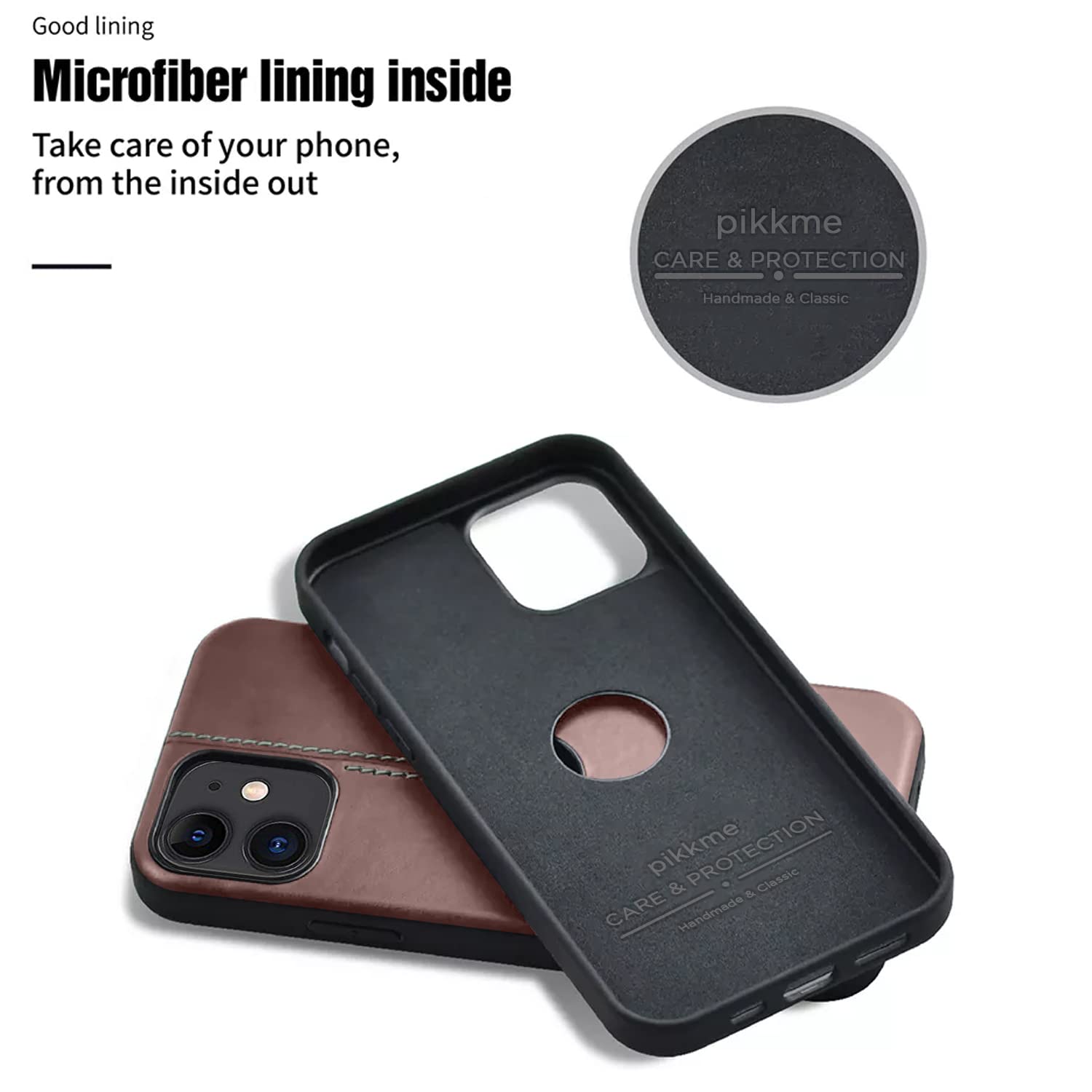 iPhone 11 back cover in brown by Pikkme – photo 3