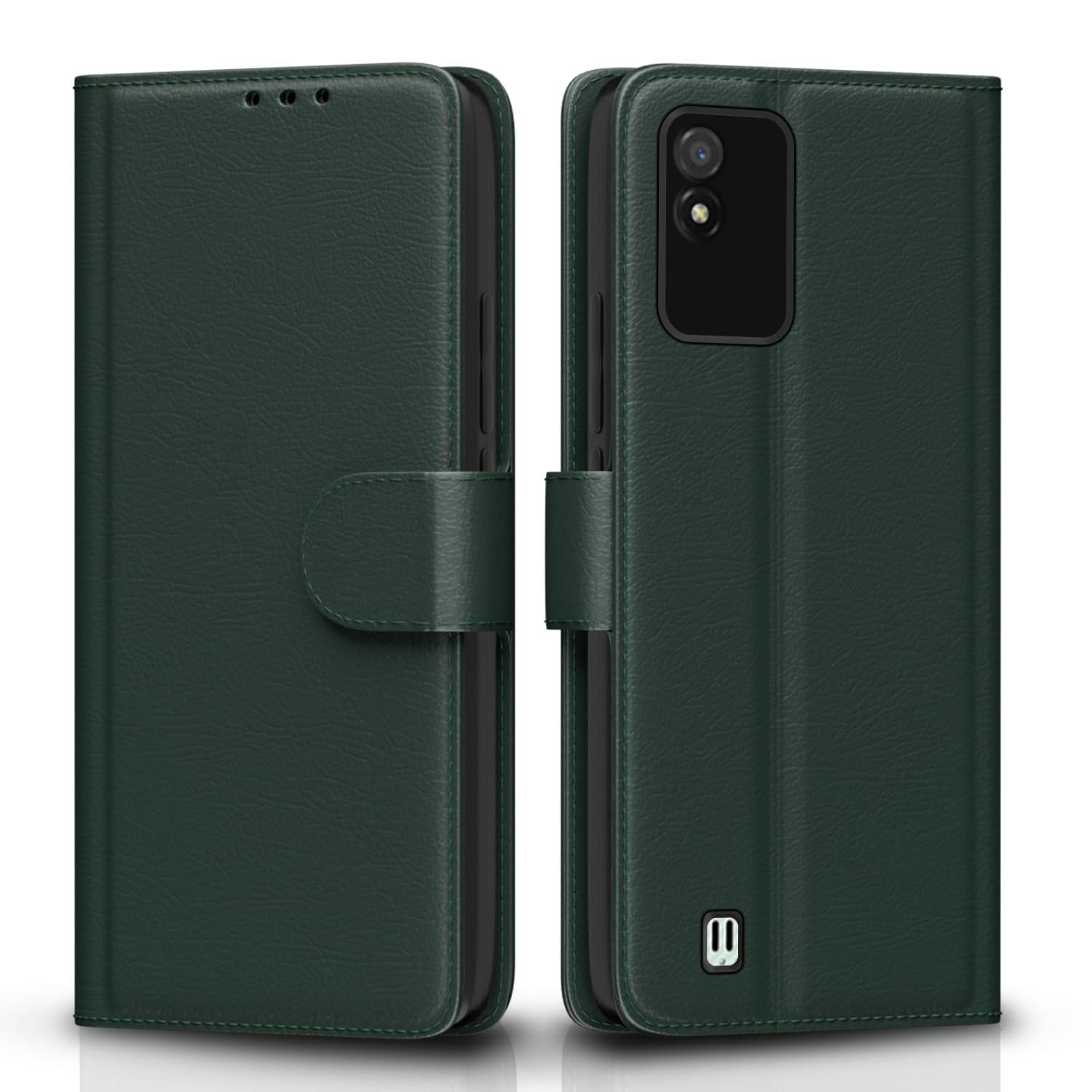 Pikkme Realme Narzo 50i Wallet green flip case
