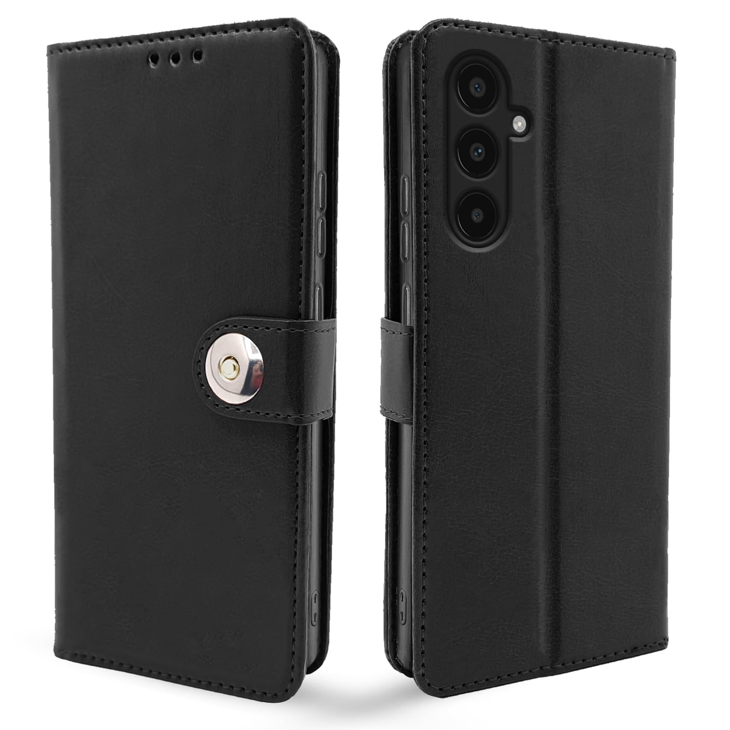 Samsung Galaxy A35 5G Button Flip Cover -Black