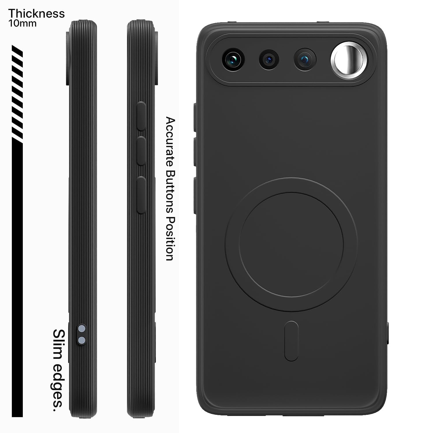 Pikkme black mobile cover for Realme 16 5G – photo 3