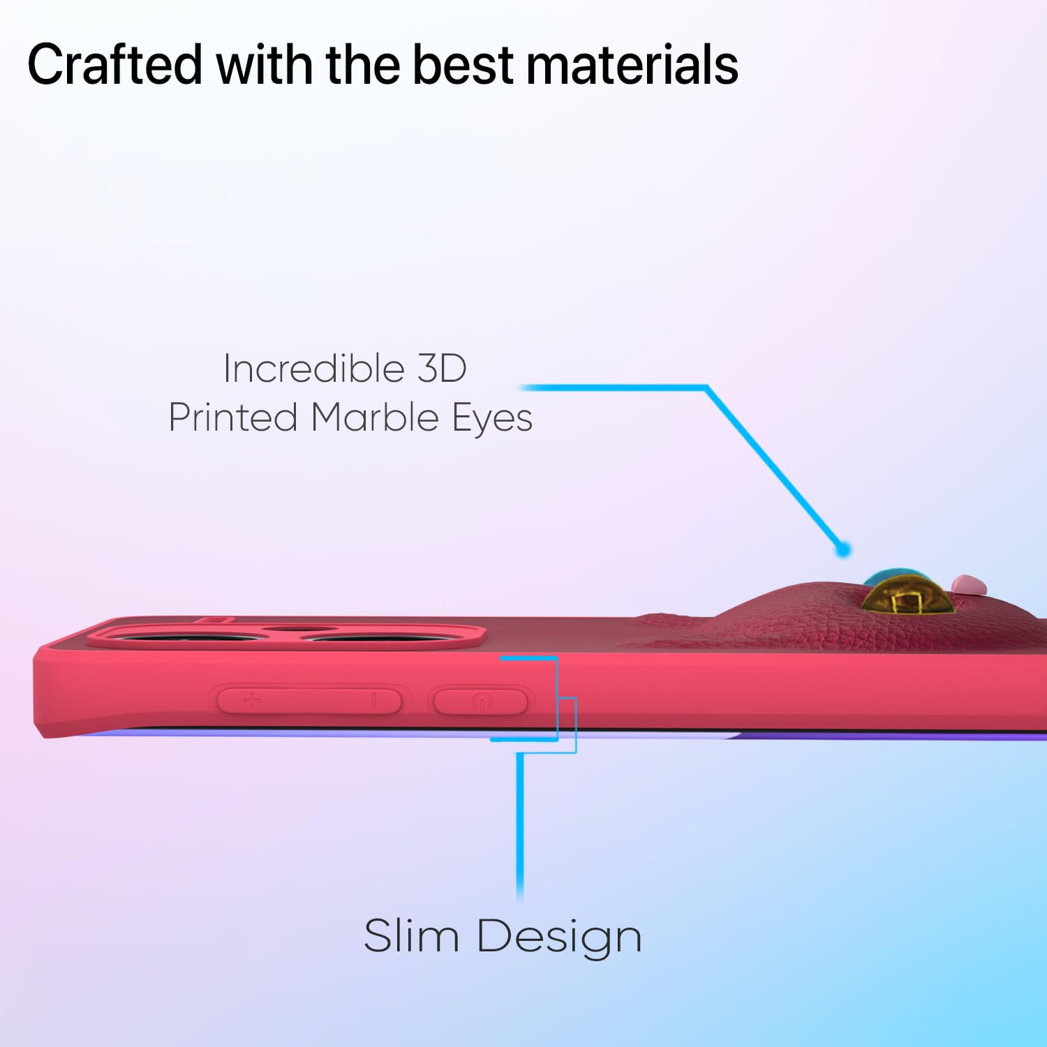 Pikkme Redmi Note 13 Pro Plus 5G Kitty Back Cover (Pink)