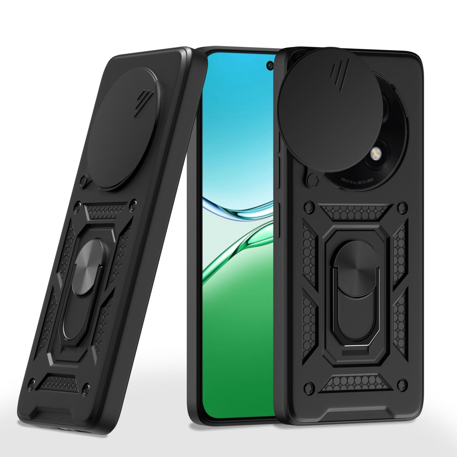 Pikkme black mobile cover for Oppo F29 Pro 5G
