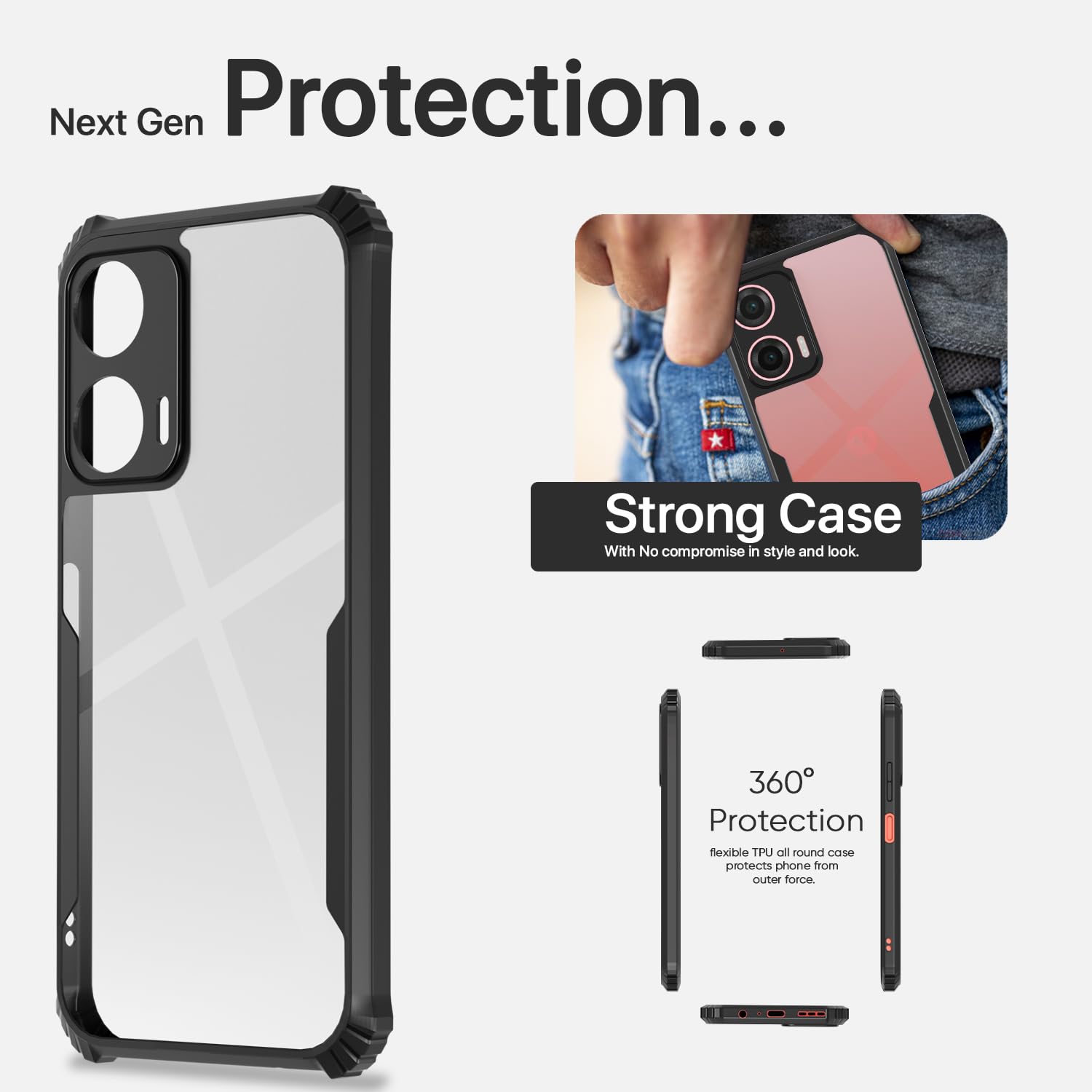 Pikkme Moto G35 5G black back cover – photo 7