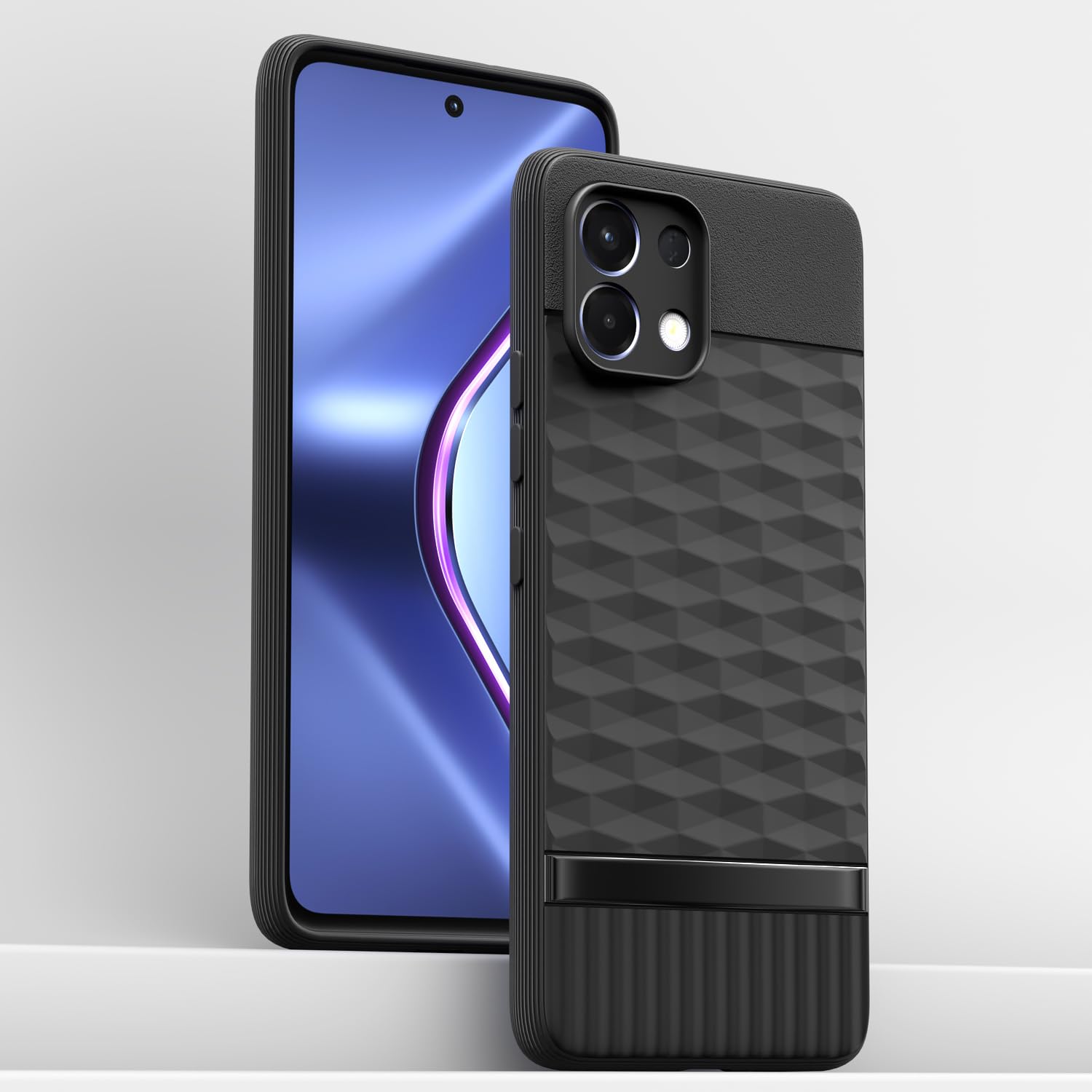 Pikkme Oppo K13 5G Shockproof Soft Flexible Gencase Back cover (Black)