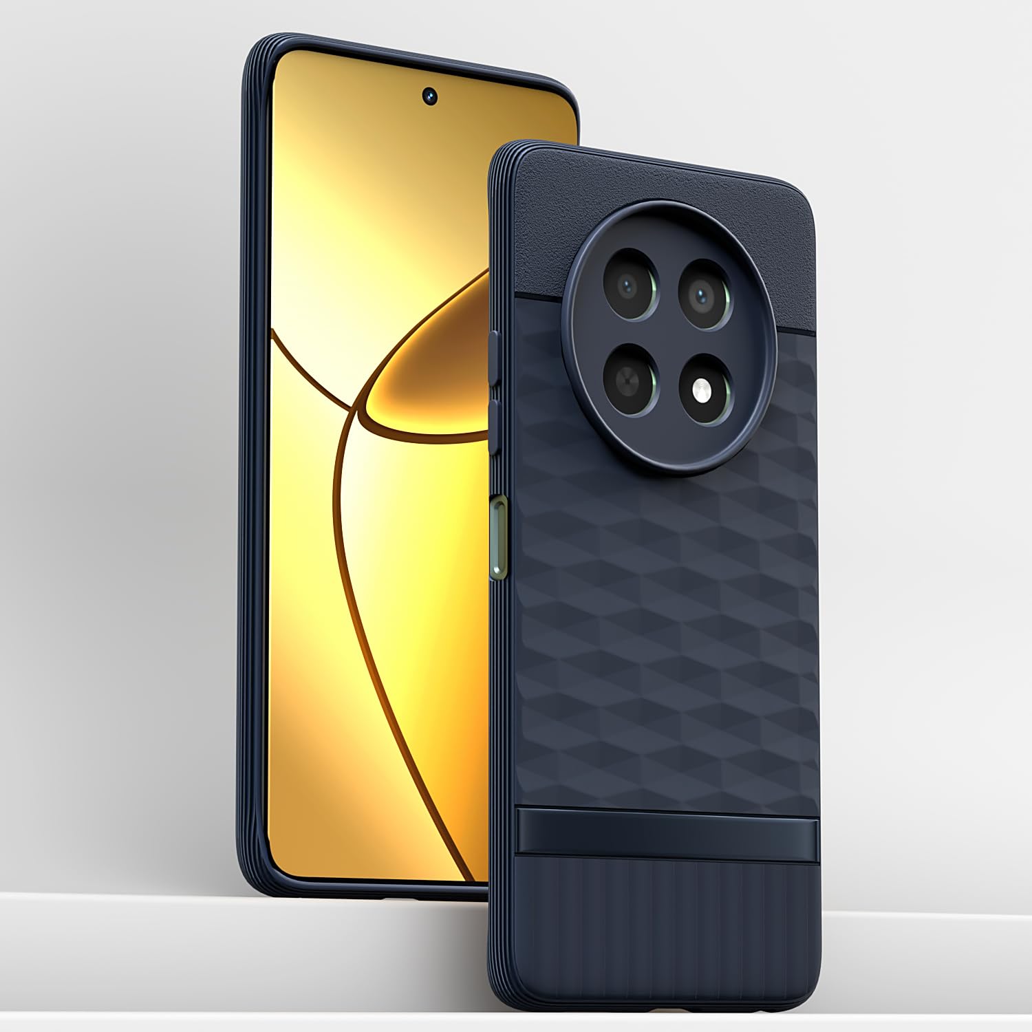Pikkme Realme Narzo 70x 5G / N65 / Realme 13/12 / 12X 5G / C65 Gencase Back Cover (Blue)