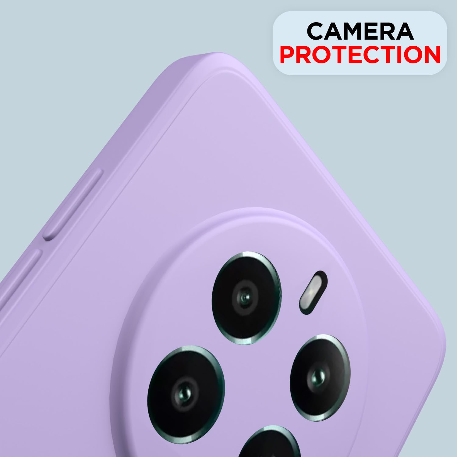 Pikkme Realme 12 Plus 5G / P1 5G / Narzo 70 5G / 70 Pro 5G Liquid Silicone Back Cover | Purple