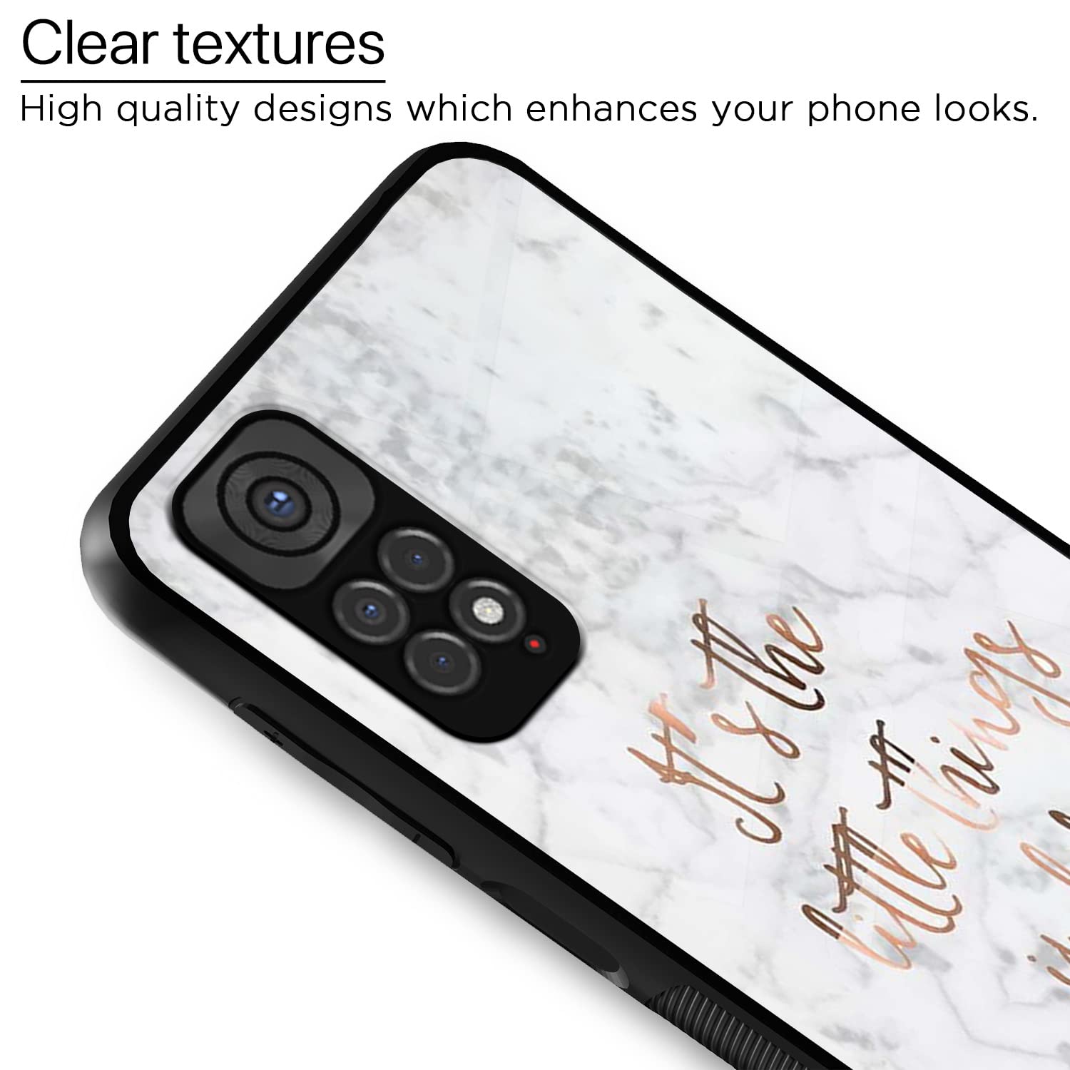 Redmi Note 11/Note 11s Hybrid mobile back cover by Pikkme – photo 4