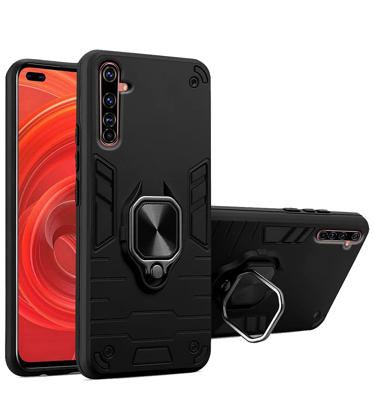 Pikkme black D5 Tough Armor mobile cover for Vivo X50 Pro
