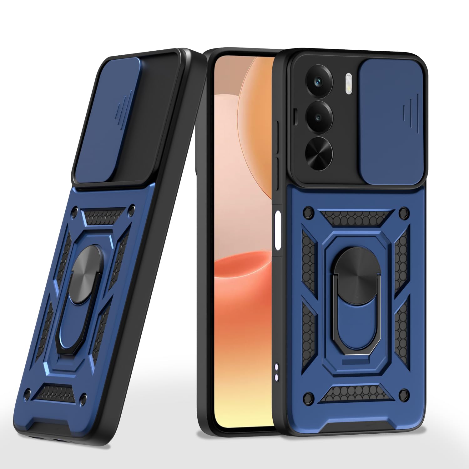 Realme P4x 5G/360 mobile back cover in blue by Pikkme
