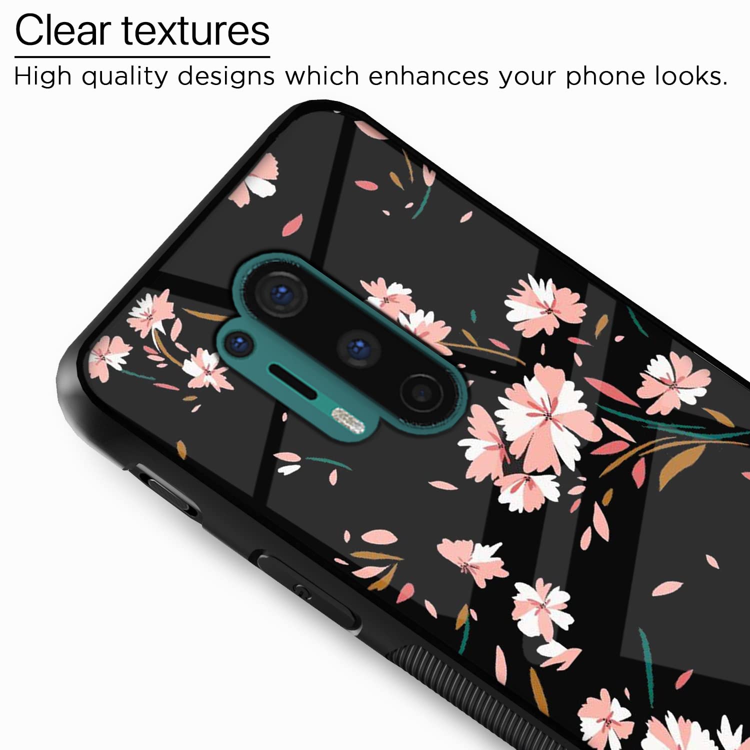 Pikkme Flower mobile cover for OnePlus 8 Pro – photo 4