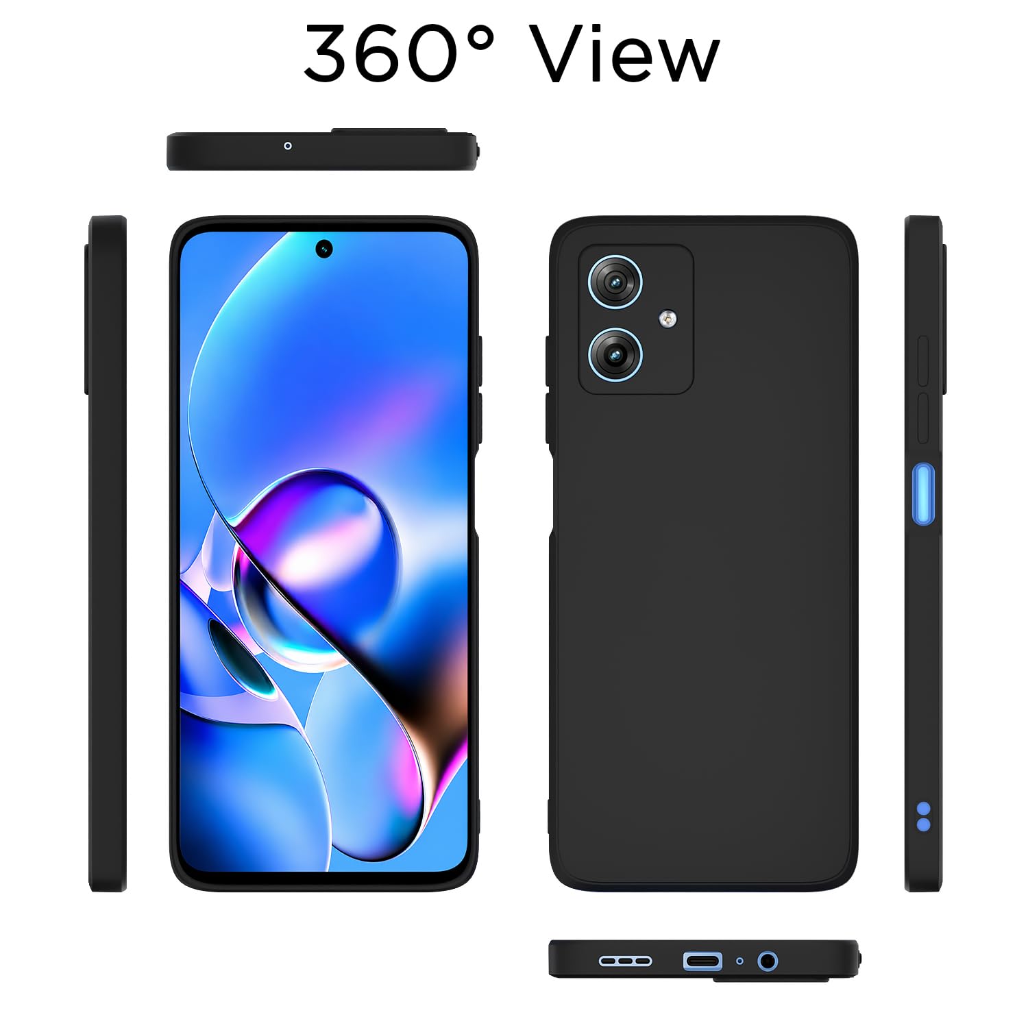 Moto G54/G64 5G back cover in black by Pikkme – photo 4
