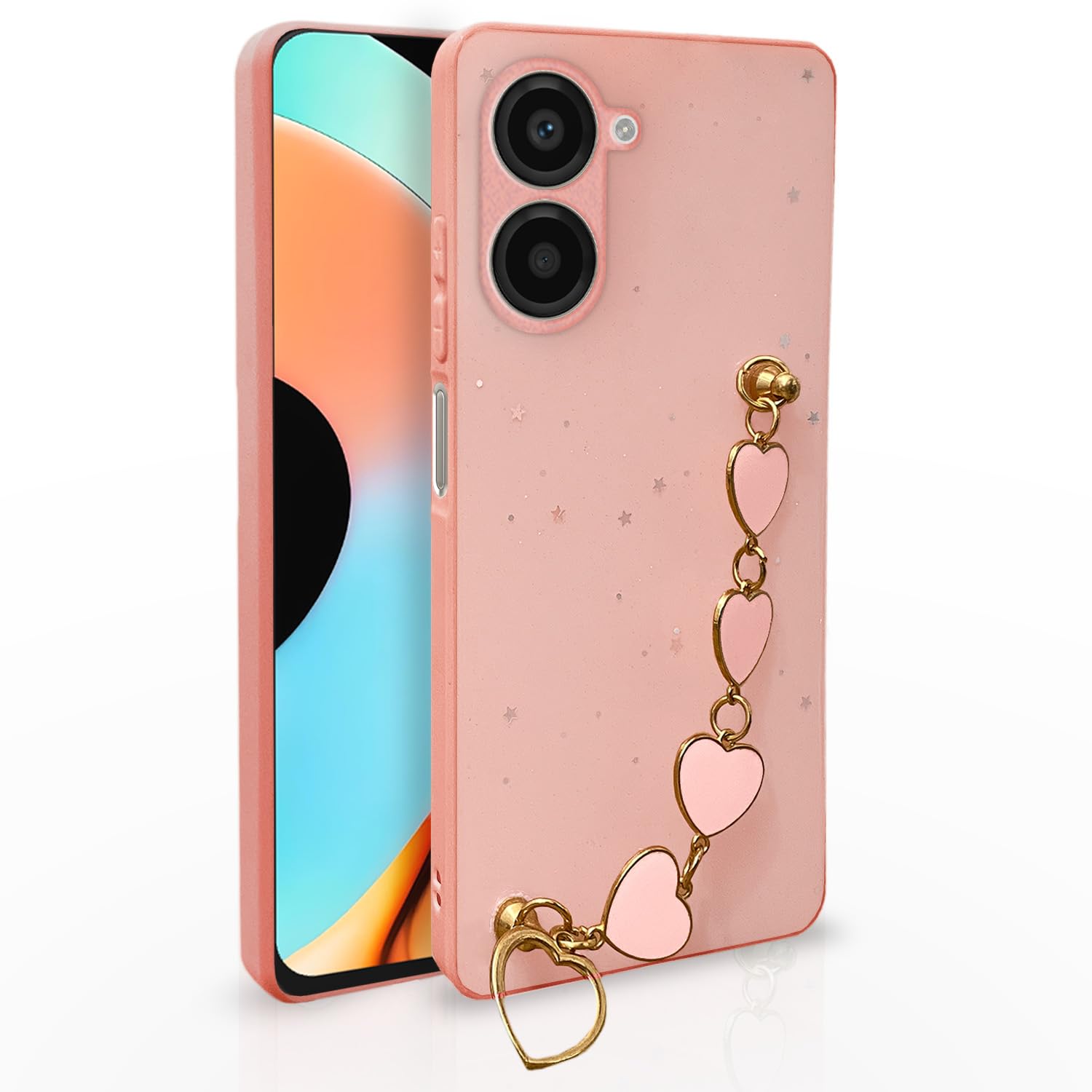 Realme 10 Pro 5G back cover in pink by Pikkme