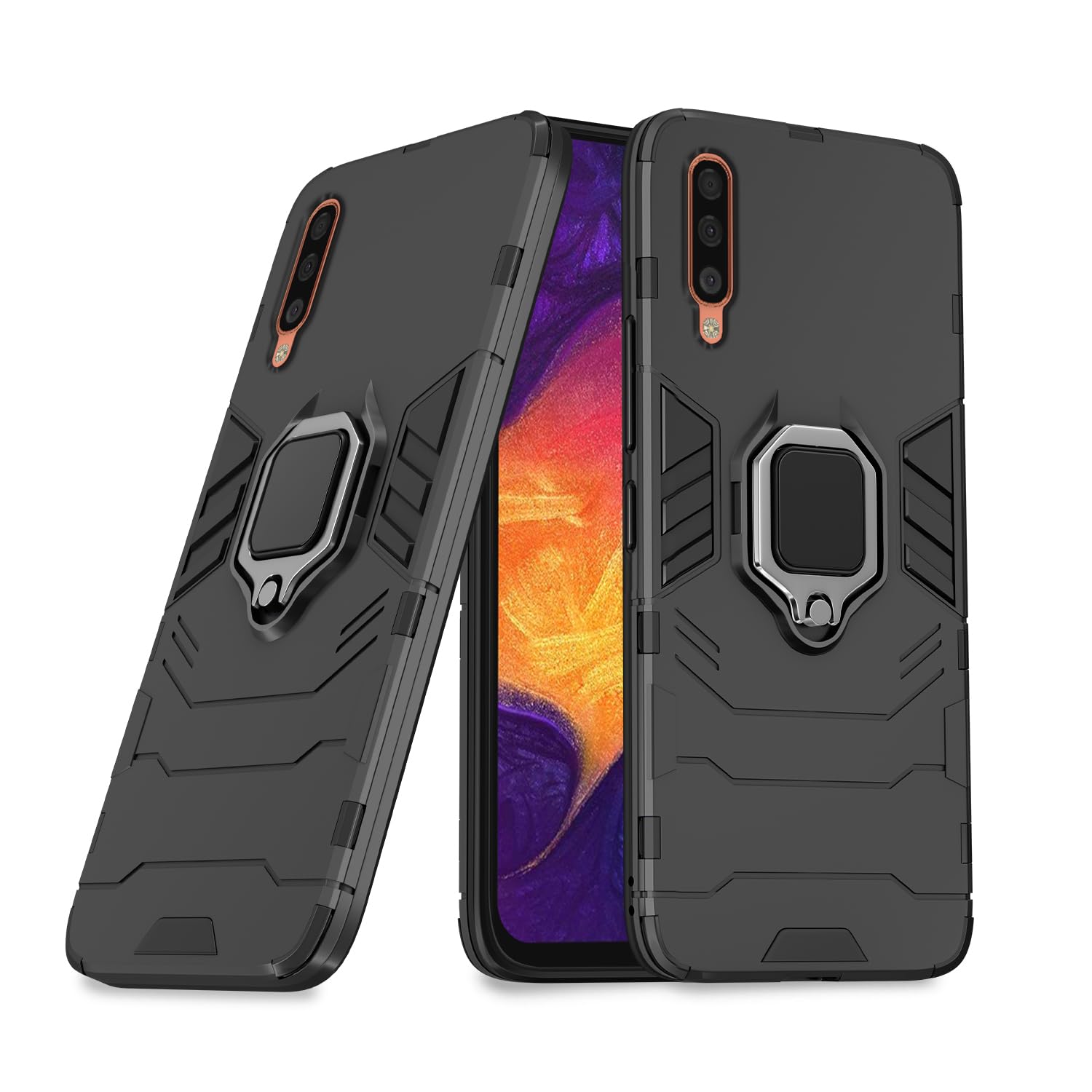 Samsung Galaxy A50 / A50s / A30s D5 Tough Armor Back Cover - Black