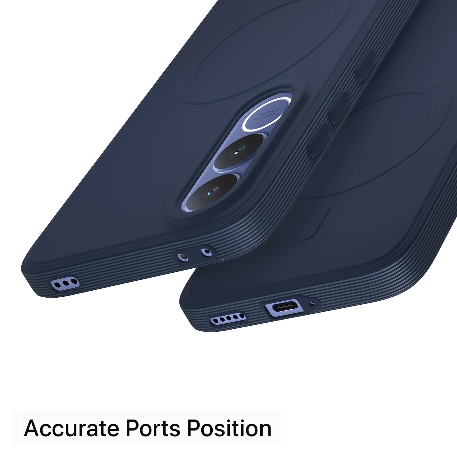 Vivo V70 FE 5G MagSafe mobile cover in blue by Pikkme – photo 4